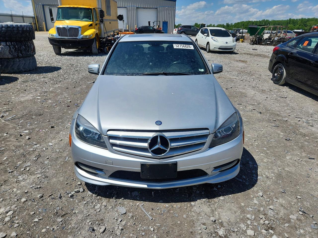 2011 Mercedes-benz C 300 4matic Серебряный vin: WDDGF8BB8BR162604