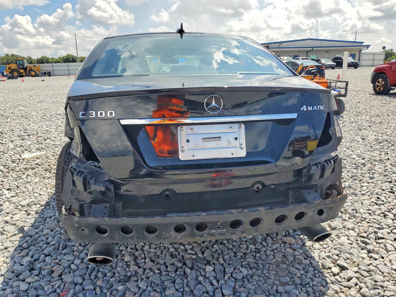 2011 Mercedes-benz C 300 4matic Black vin: WDDGF8BB8BR165227