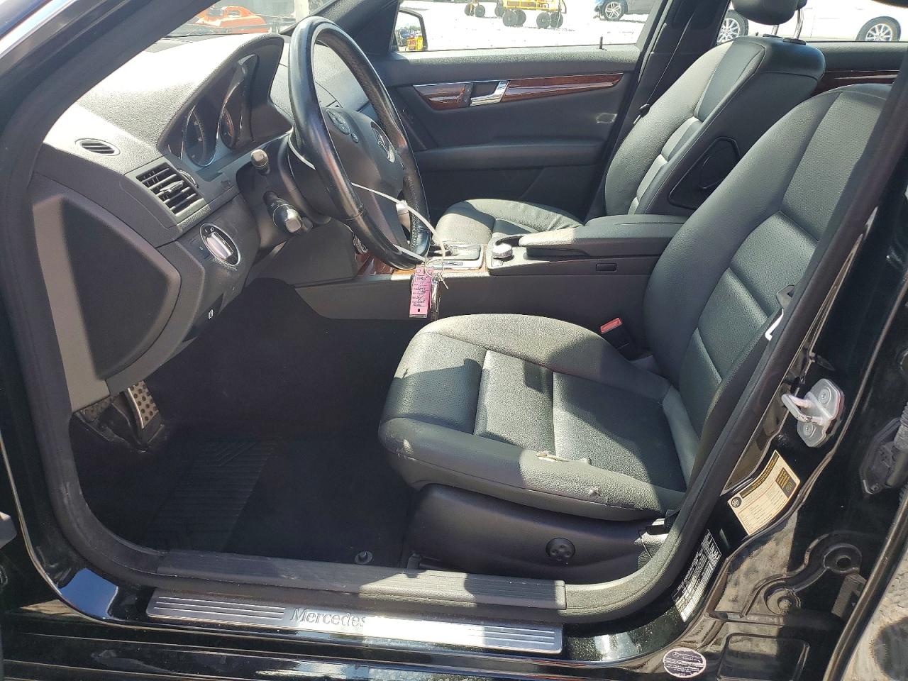 2011 Mercedes-benz C 300 4matic Black vin: WDDGF8BB8BR165227