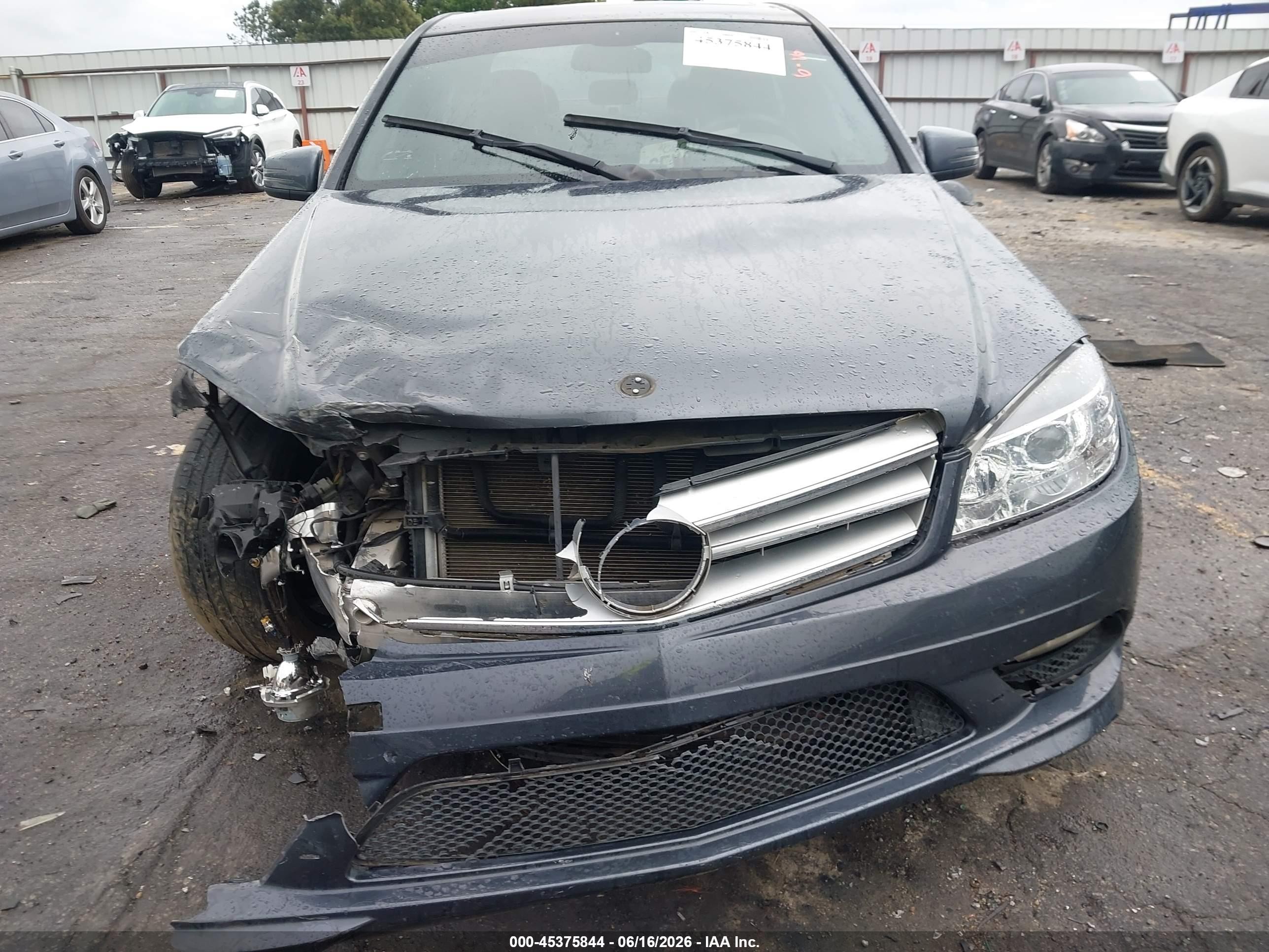 2011 Mercedes-benz C 300 Sport 4matic Gray vin: WDDGF8BB8BR175742