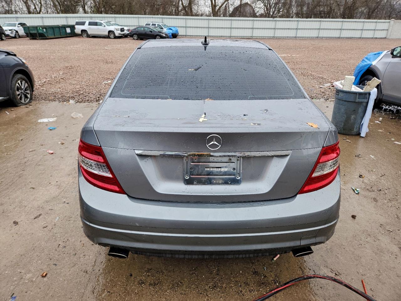 2011 Mercedes-benz C 300 4matic Silver vin: WDDGF8BB8BR178592