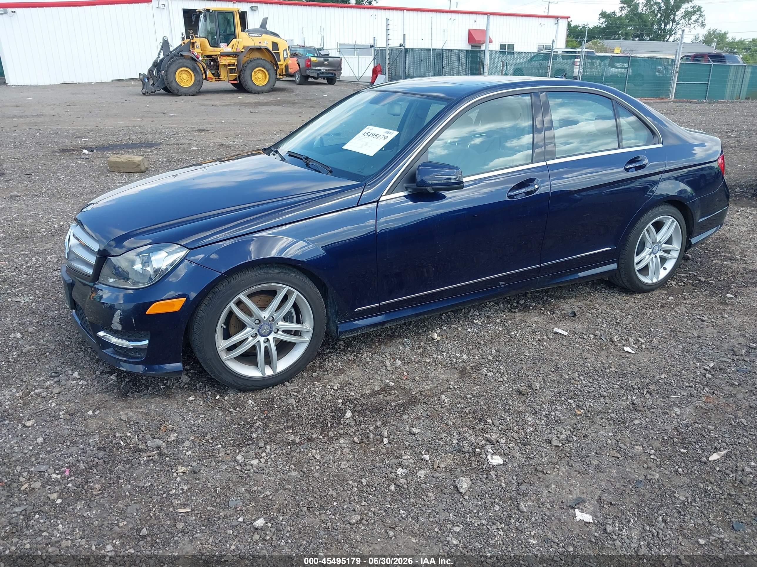 2012 Mercedes-benz C 300 Sport 4matic Dark Blue vin: WDDGF8BB8CA704560