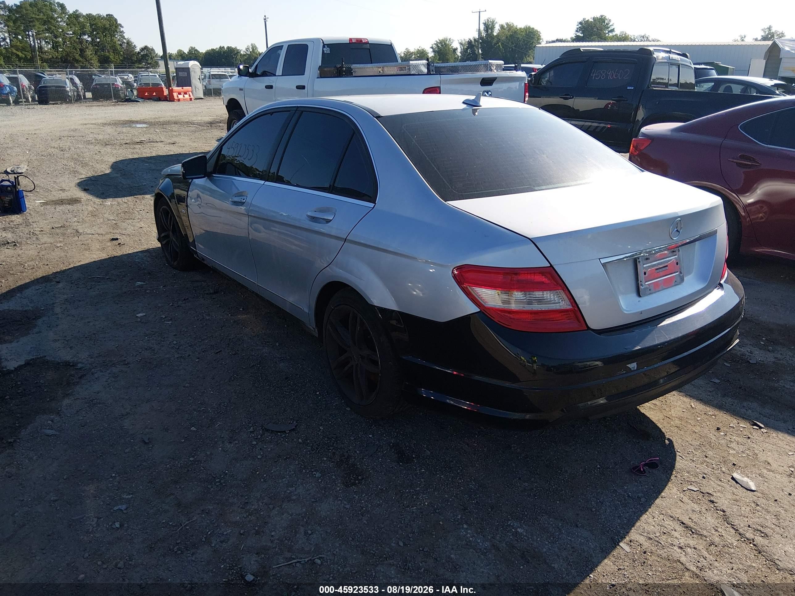 2012 Mercedes-benz C 300 Sport 4matic Silver vin: WDDGF8BB8CR228313