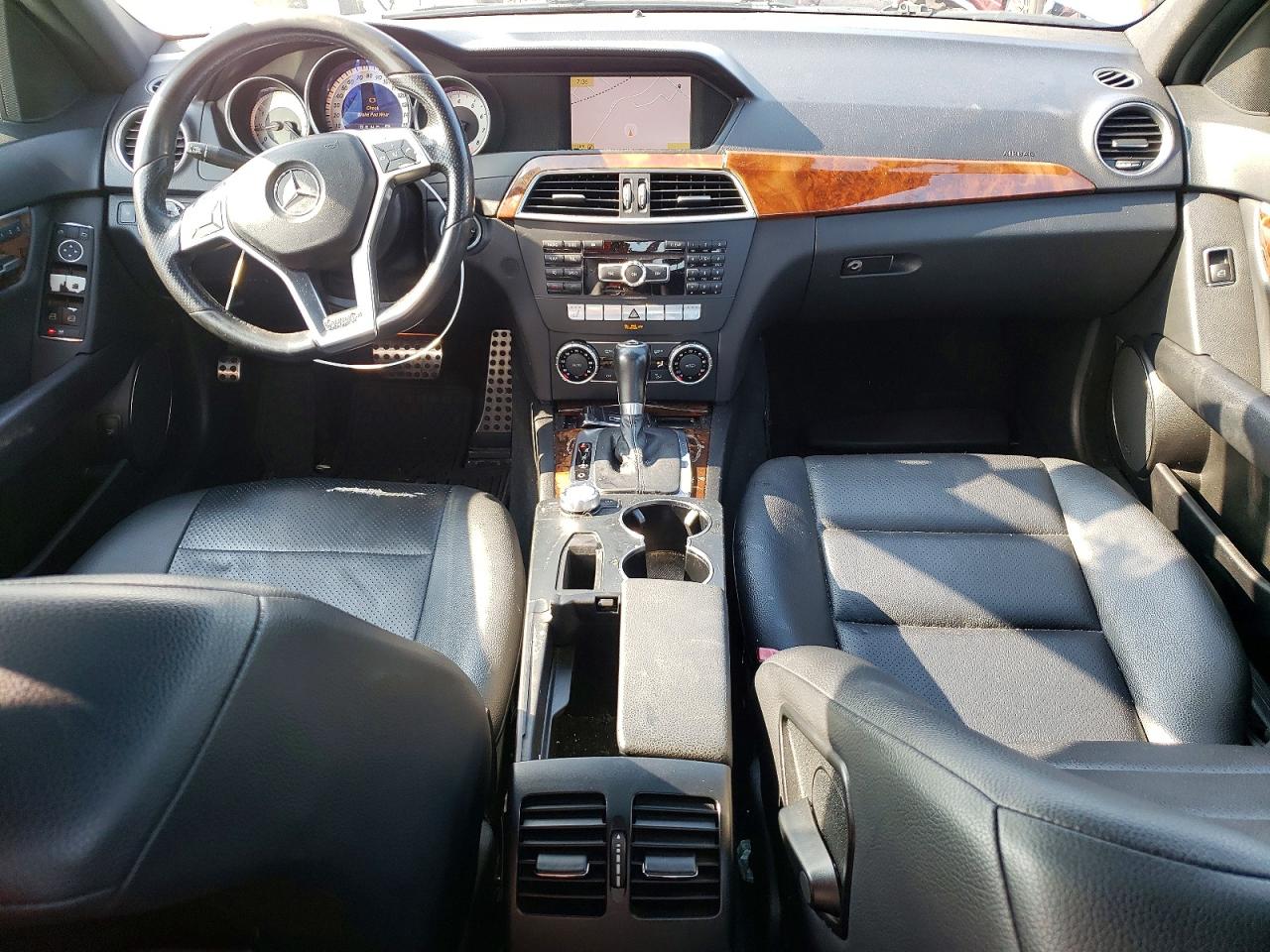 2012 Mercedes-benz C 300 4matic Silver vin: WDDGF8BB8CR234774
