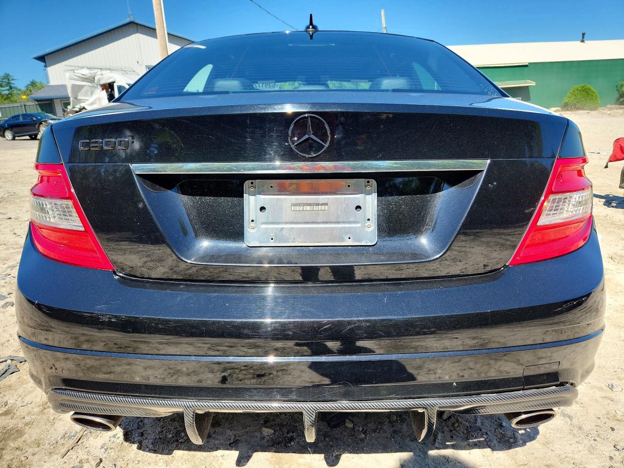 2010 Mercedes-benz C 300 4matic Черный vin: WDDGF8BB9AF413484