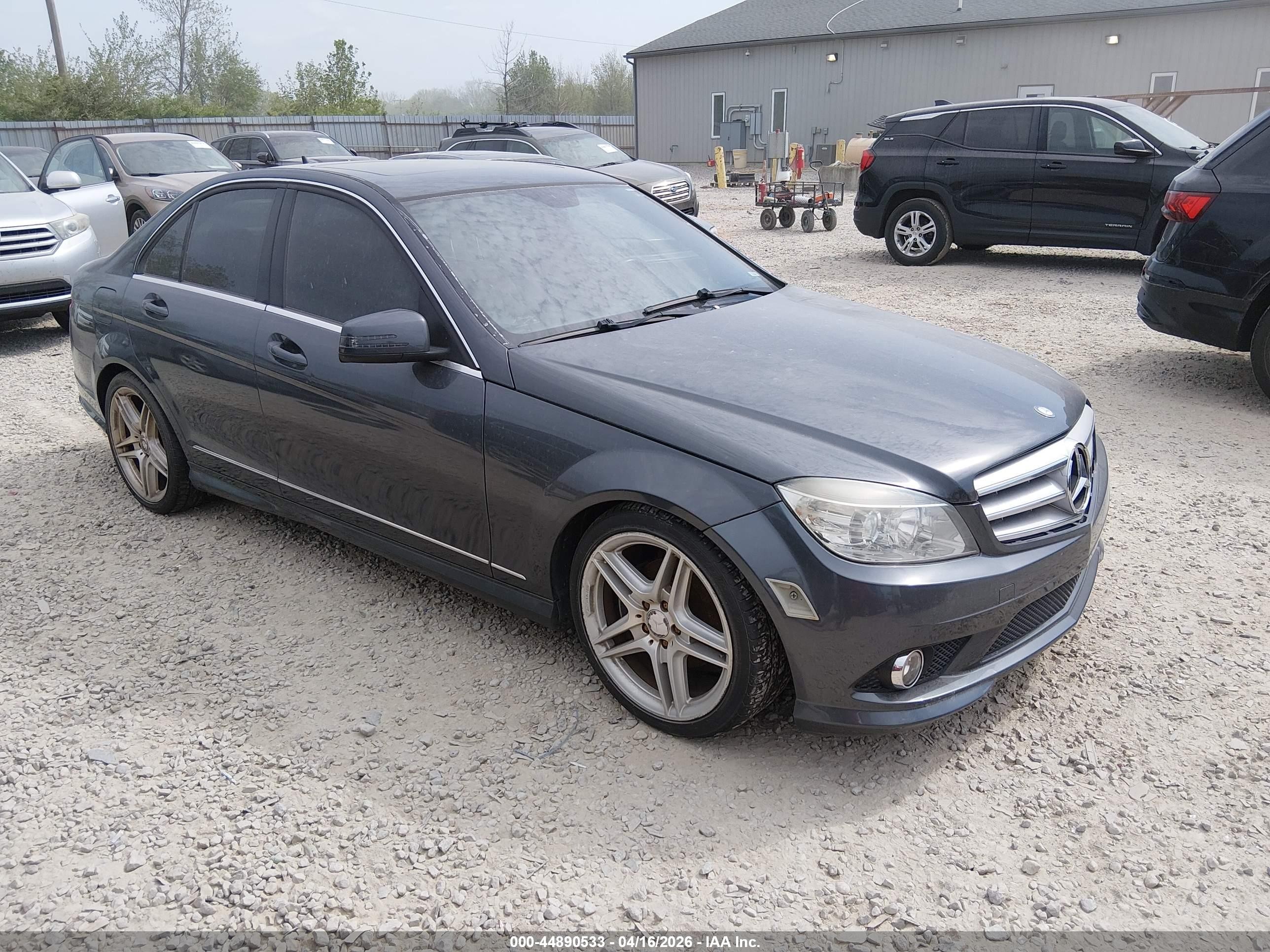 2010 Mercedes-benz C 300 Luxury 4matic Gray vin: WDDGF8BB9AF448705