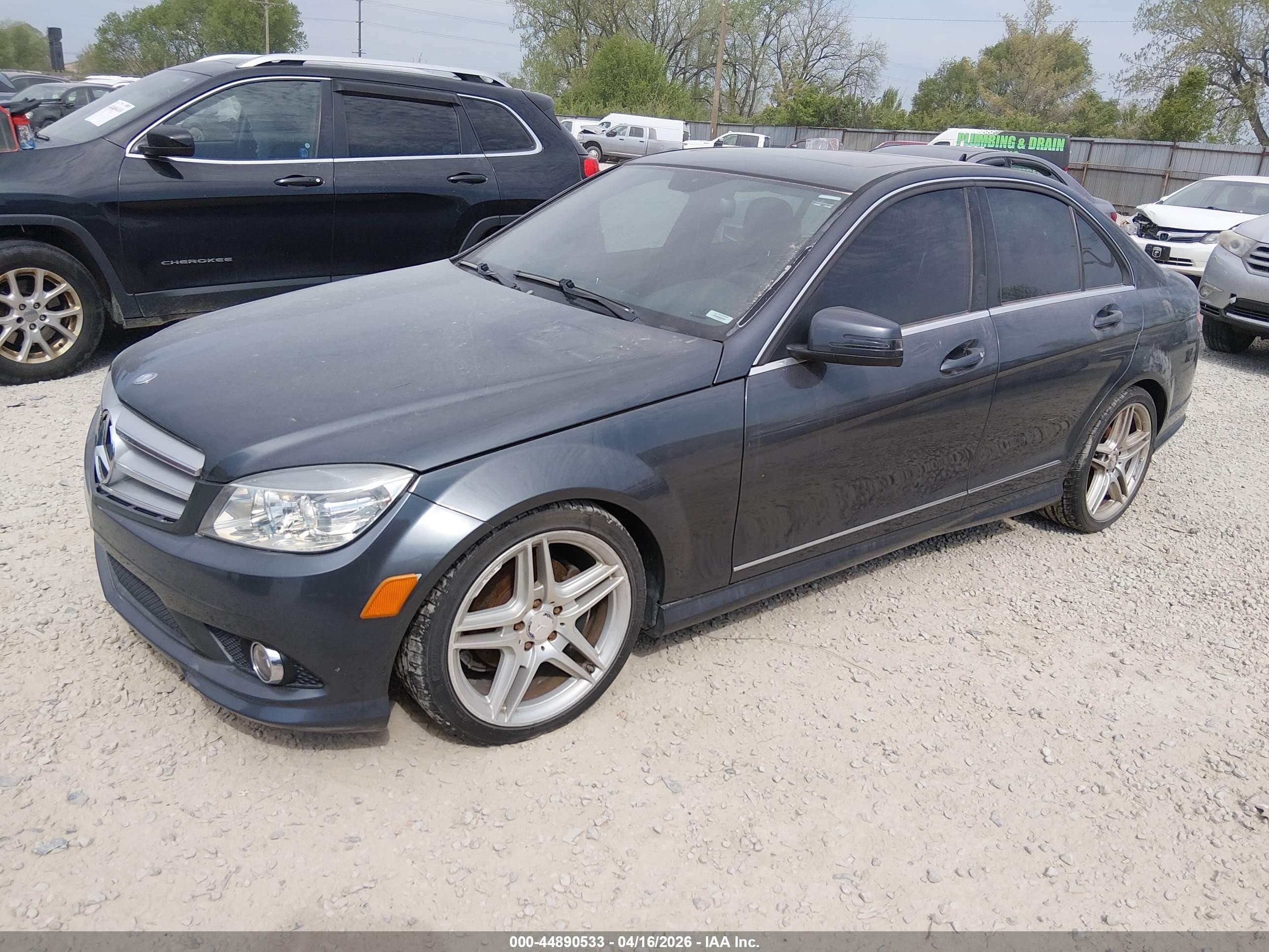 2010 Mercedes-benz C 300 Luxury 4matic Gray vin: WDDGF8BB9AF448705