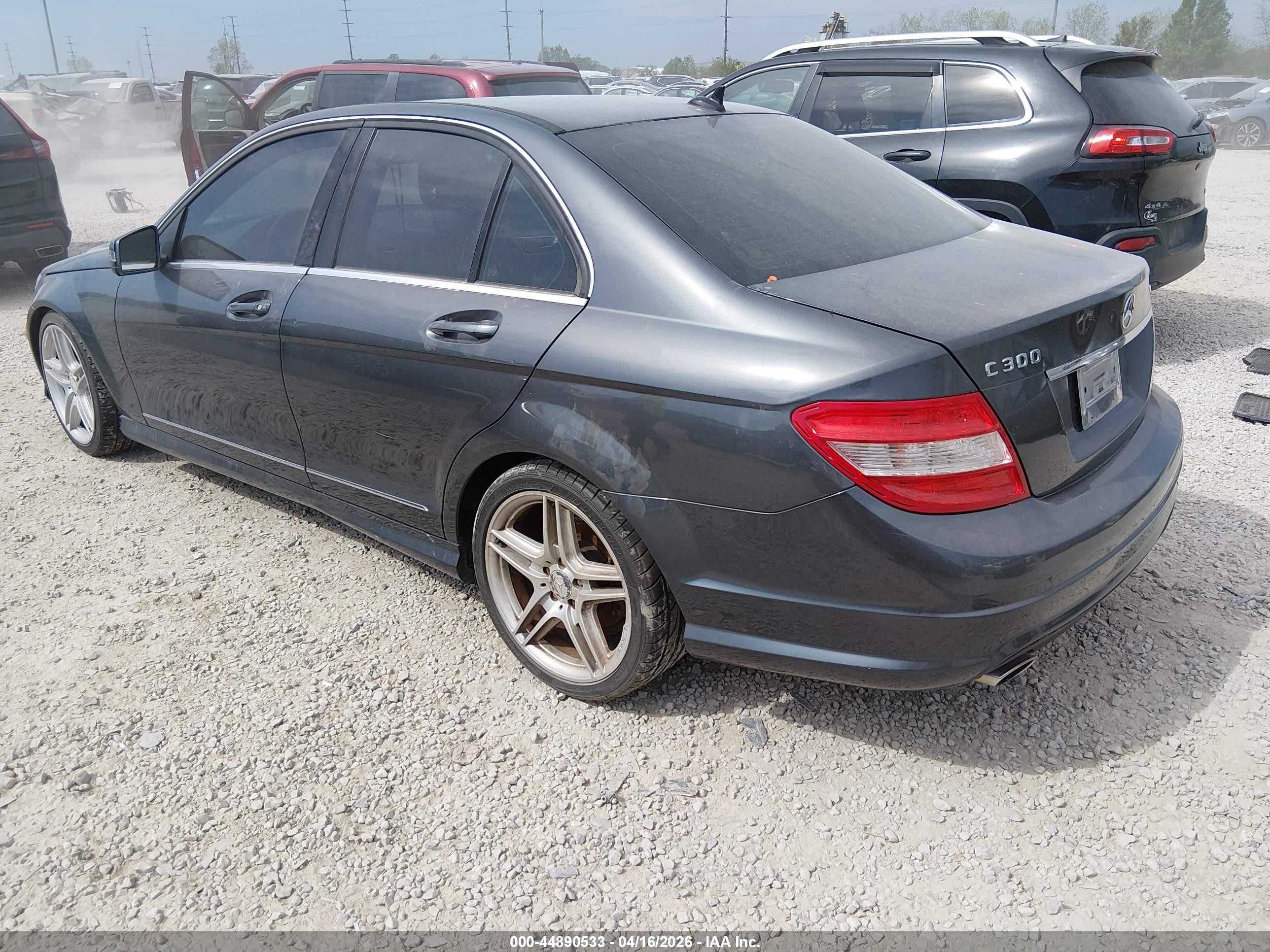 2010 Mercedes-benz C 300 Luxury 4matic Gray vin: WDDGF8BB9AF448705