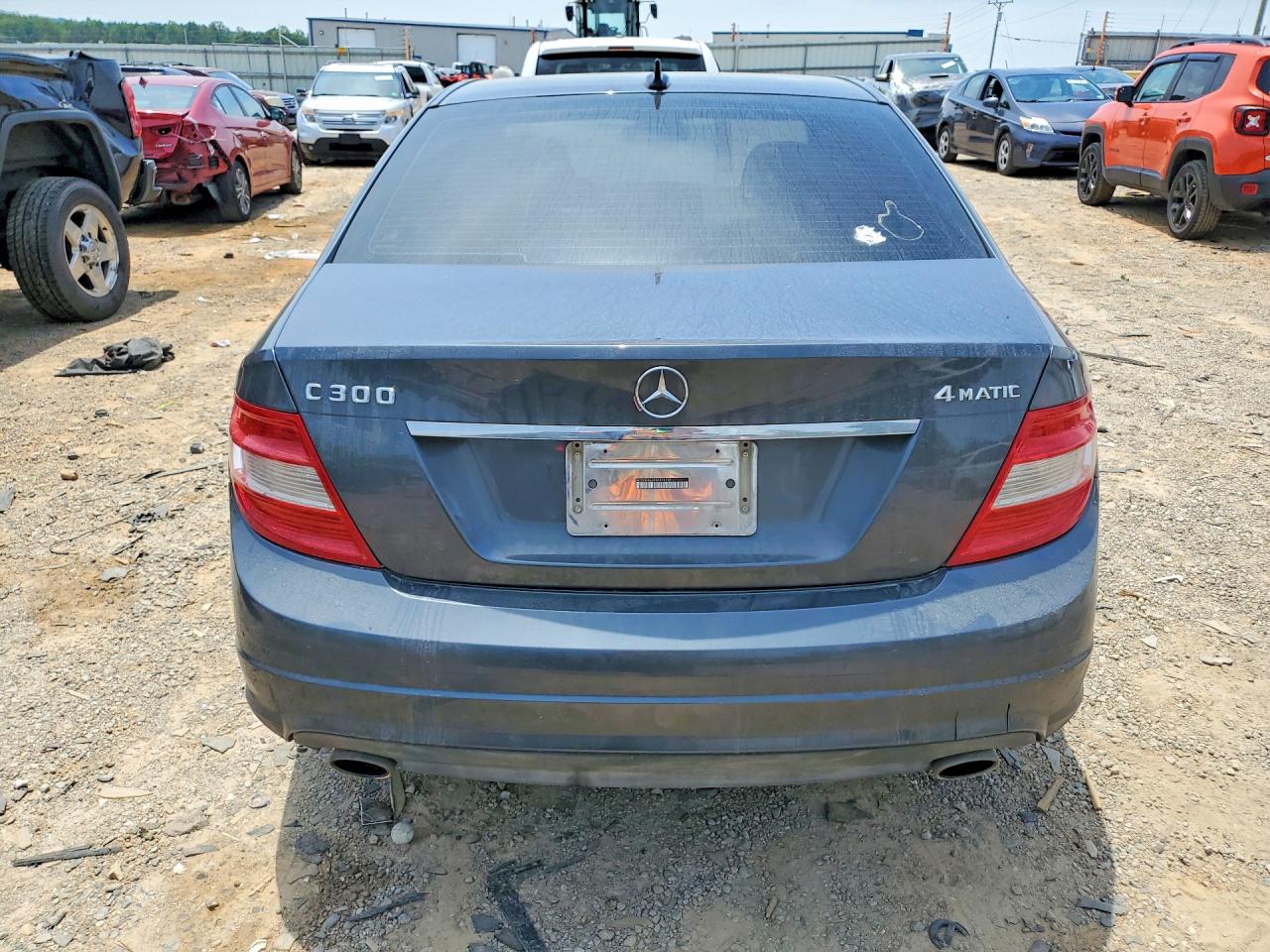 2010 Mercedes-benz C 300 4matic Gray vin: WDDGF8BB9AF474107