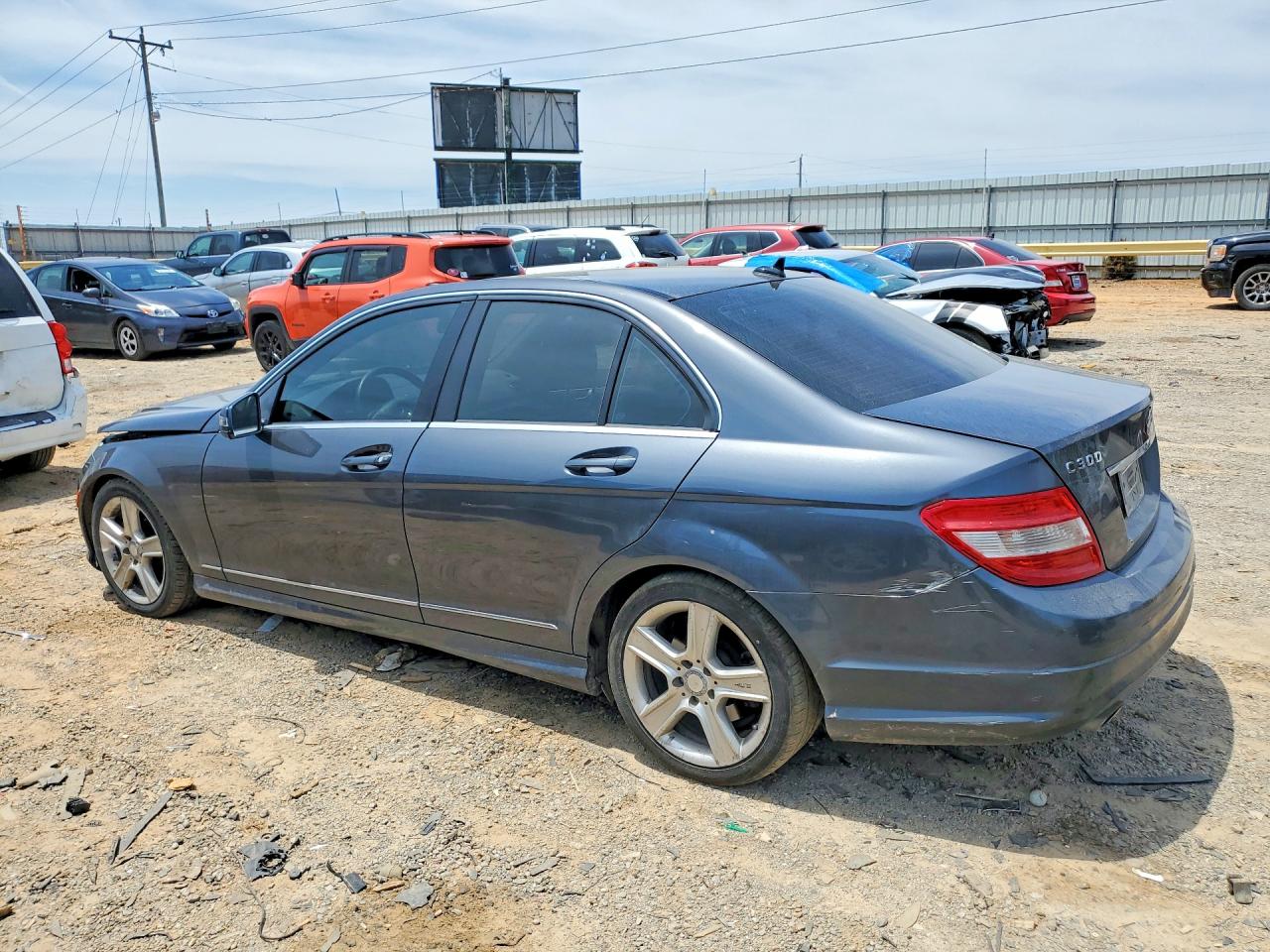 2010 Mercedes-benz C 300 4matic Gray vin: WDDGF8BB9AF474107