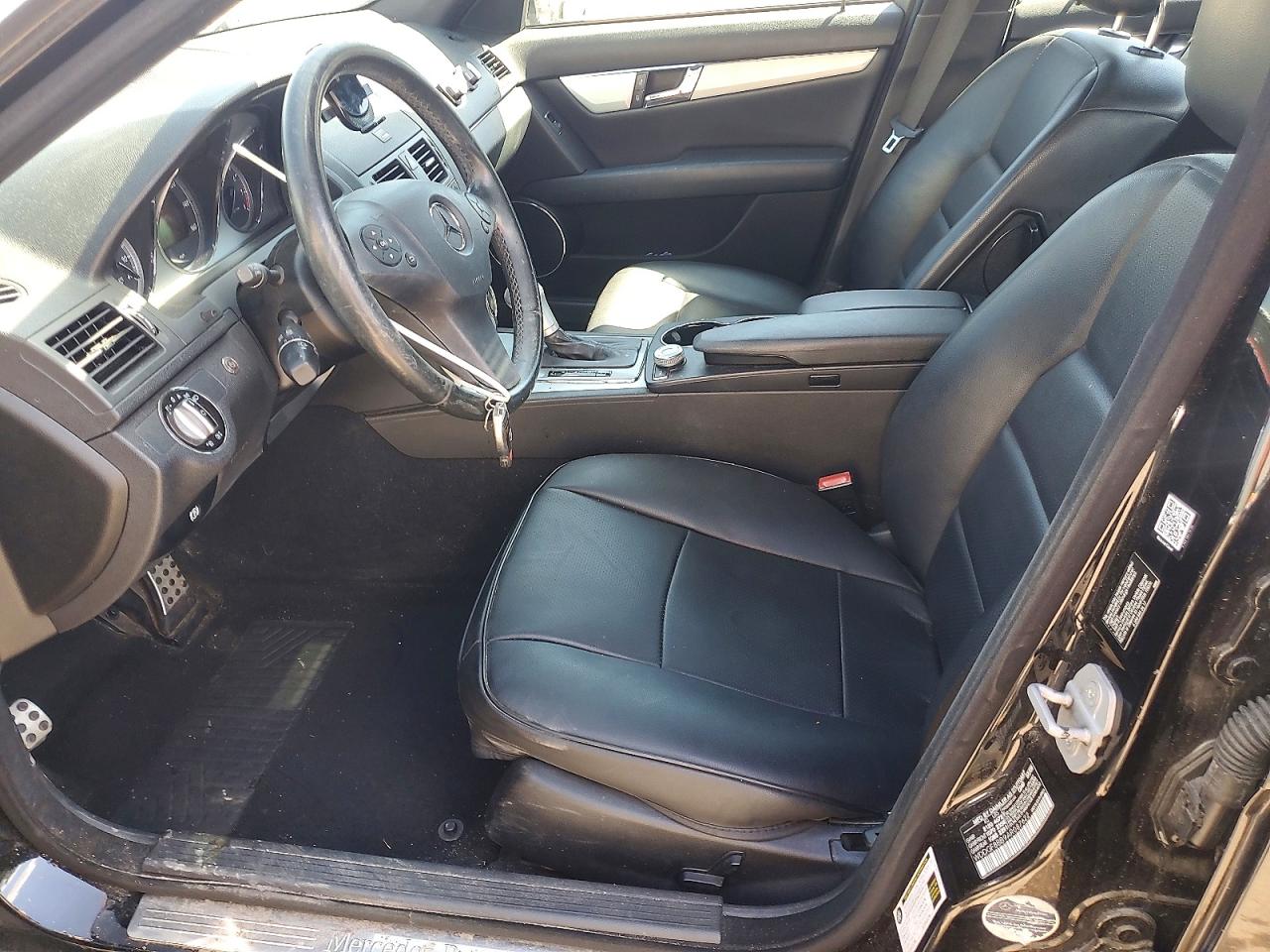 2010 Mercedes-benz C 300 4matic Black vin: WDDGF8BB9AR087622