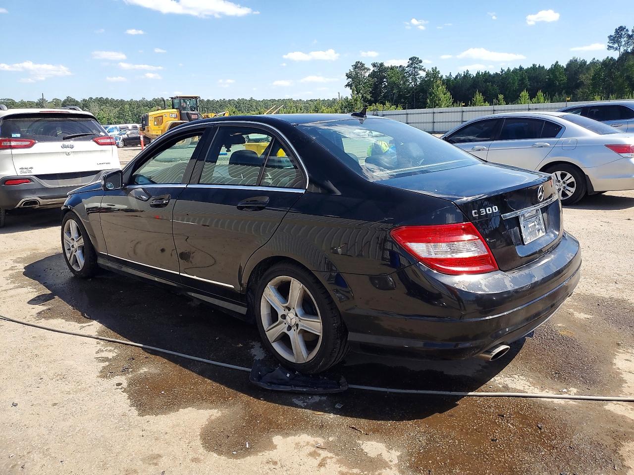 2010 Mercedes-benz C 300 4matic Black vin: WDDGF8BB9AR087622