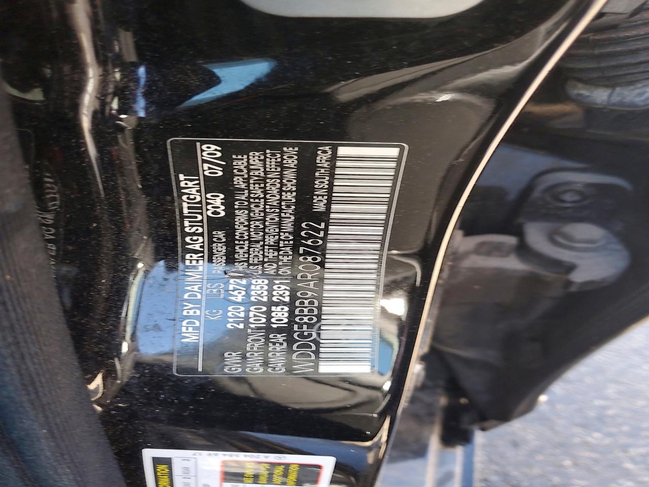 2010 Mercedes-benz C 300 4matic Black vin: WDDGF8BB9AR087622