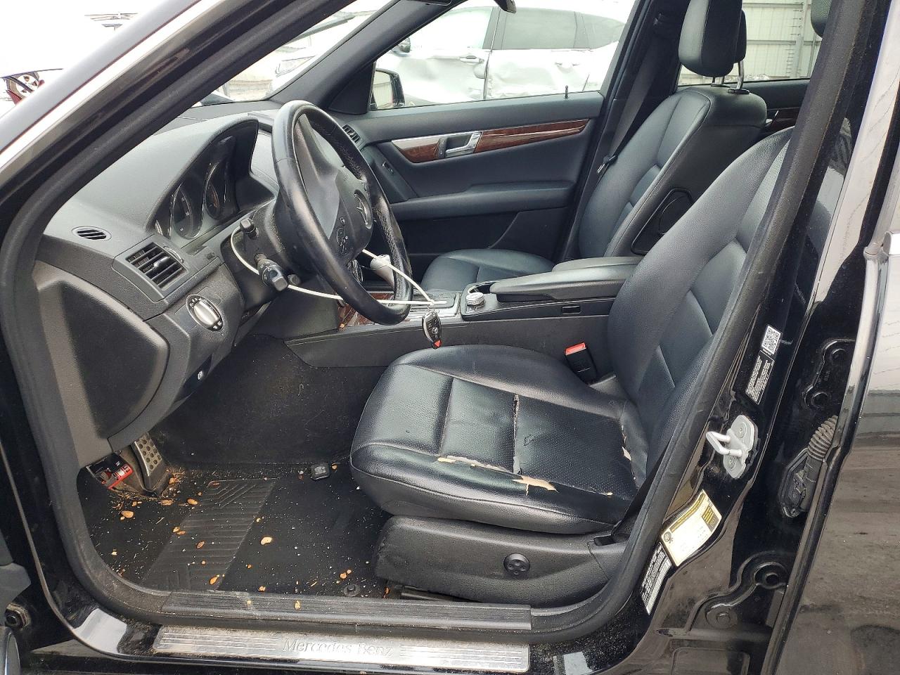 2010 Mercedes-benz C 300 4matic Black vin: WDDGF8BB9AR096286