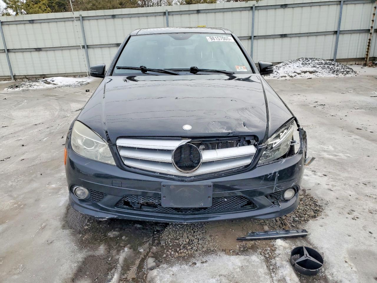 2010 Mercedes-benz C 300 4matic Black vin: WDDGF8BB9AR096286