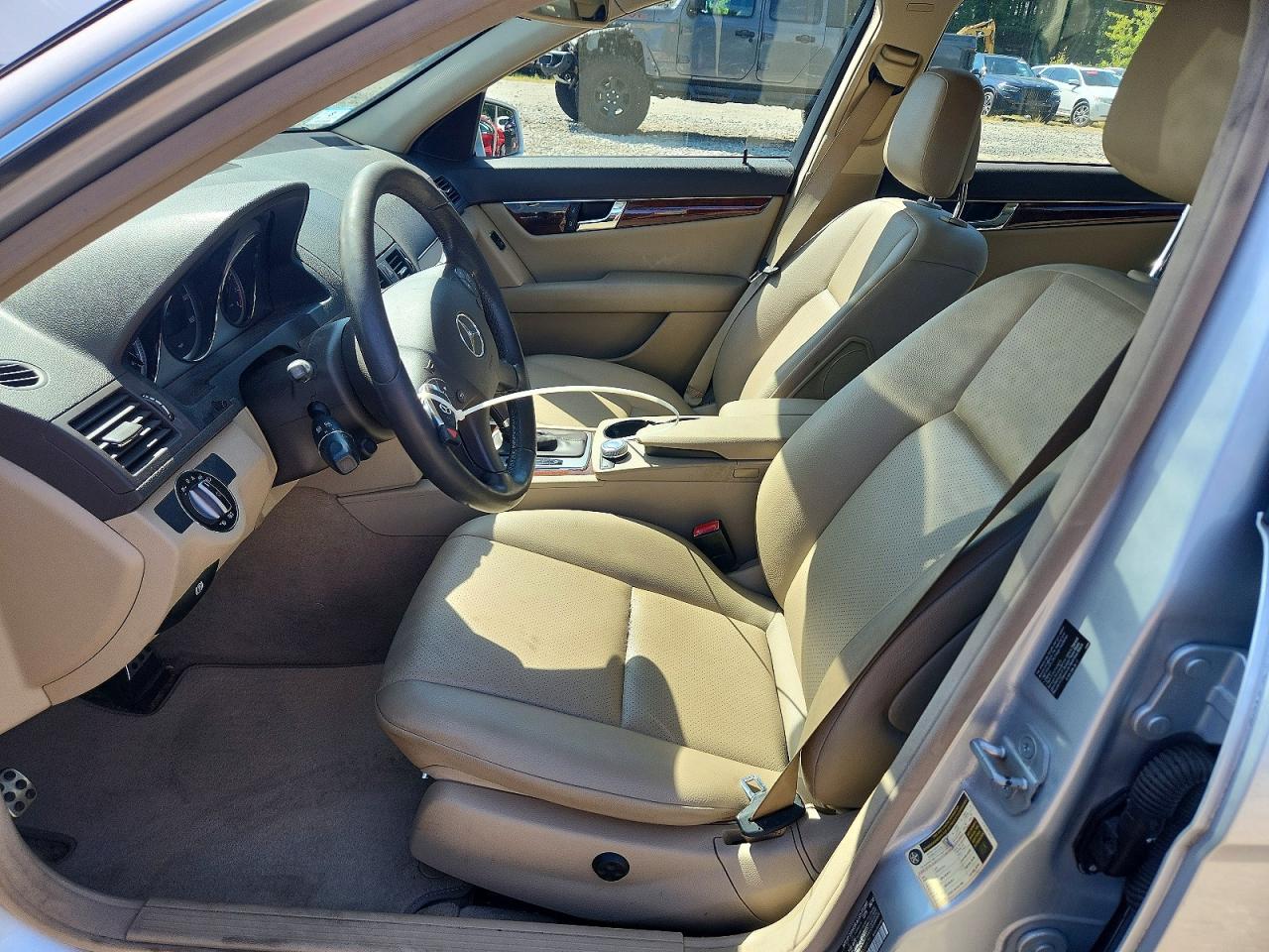 2010 Mercedes-benz C 300 4matic Silver vin: WDDGF8BB9AR126676