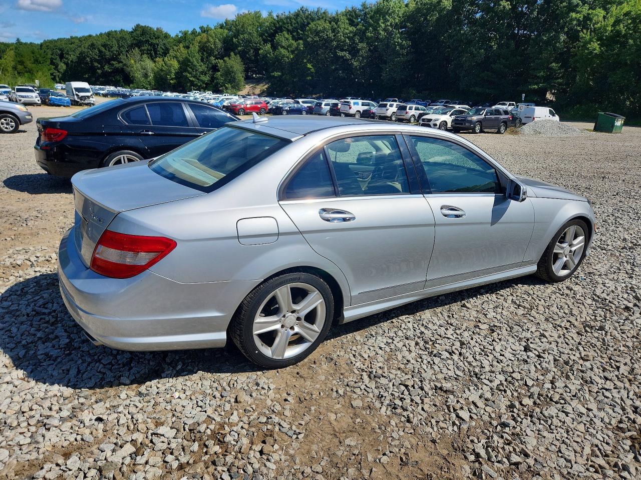 2010 Mercedes-benz C 300 4matic Silver vin: WDDGF8BB9AR126676