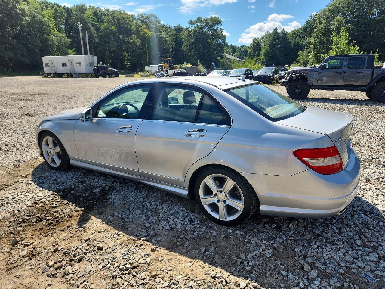 2010 Mercedes-benz C 300 4matic Silver vin: WDDGF8BB9AR126676