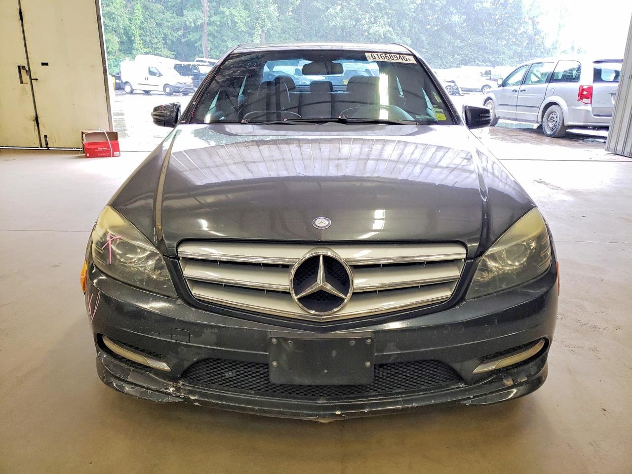 2011 Mercedes-benz C 300 4matic Gray vin: WDDGF8BB9BF652597