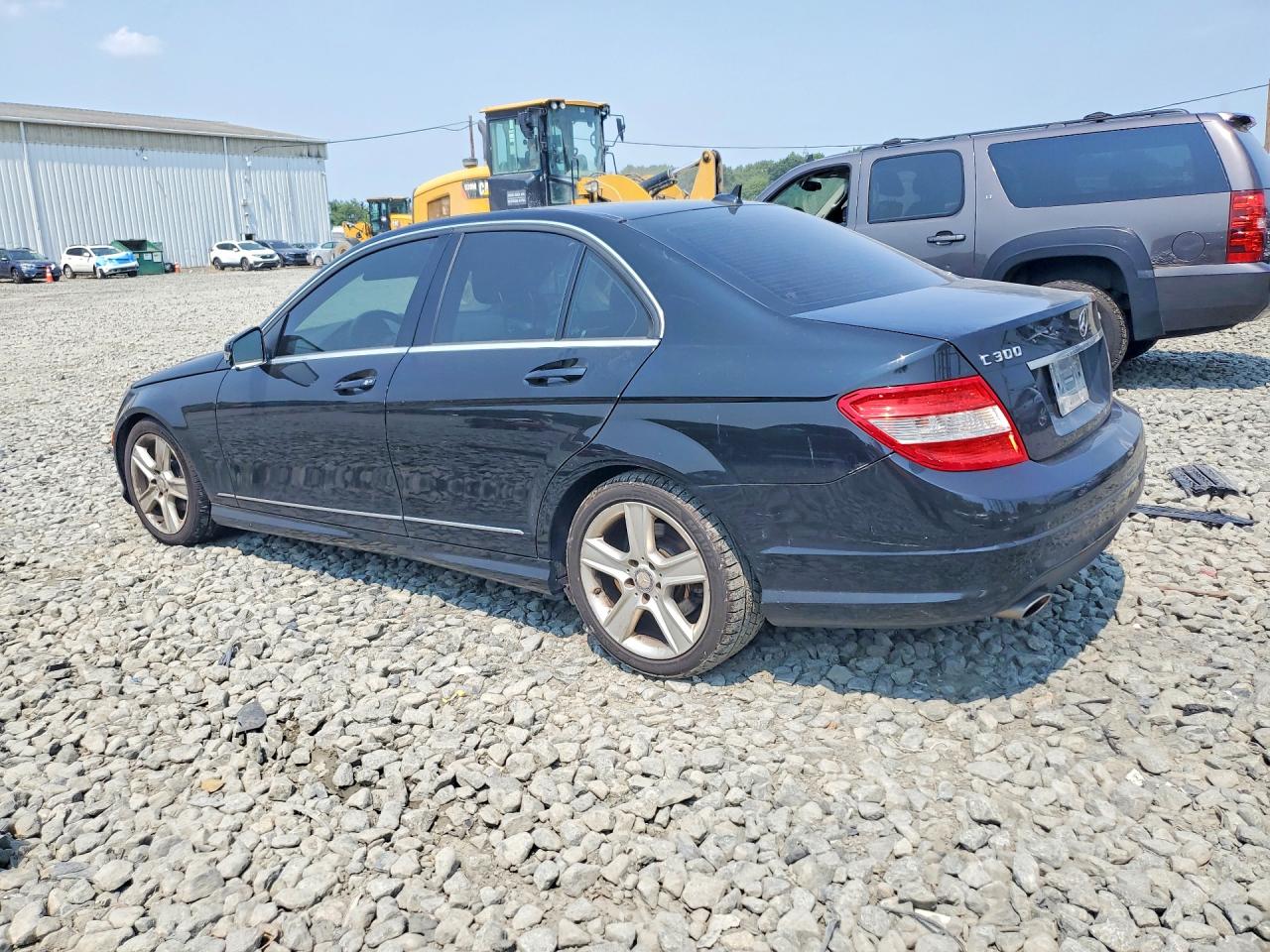 2011 Mercedes-benz C 300 4matic Black vin: WDDGF8BB9BR151840