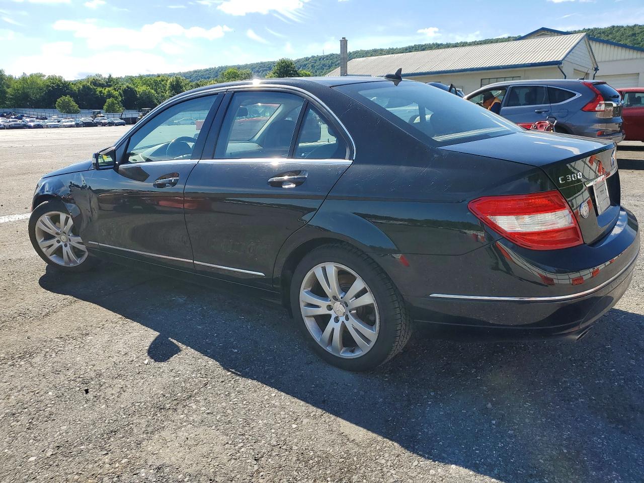 2011 Mercedes-benz C Black vin: WDDGF8BB9BR163518