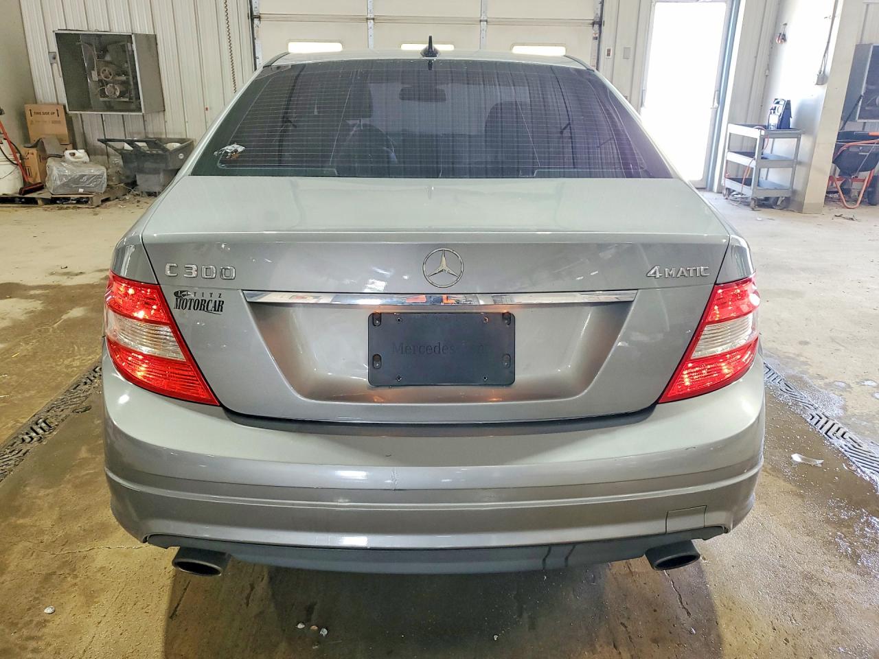 2011 Mercedes-benz C 300 4matic Gray vin: WDDGF8BB9BR164104