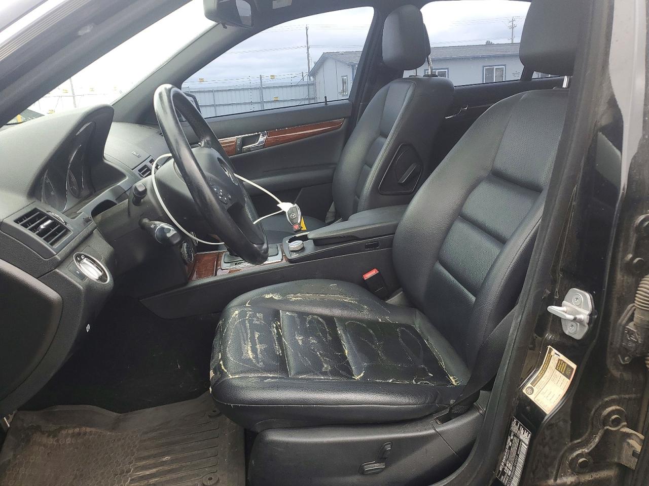 2011 Mercedes-benz C 300 4matic Черный vin: WDDGF8BB9BR184059