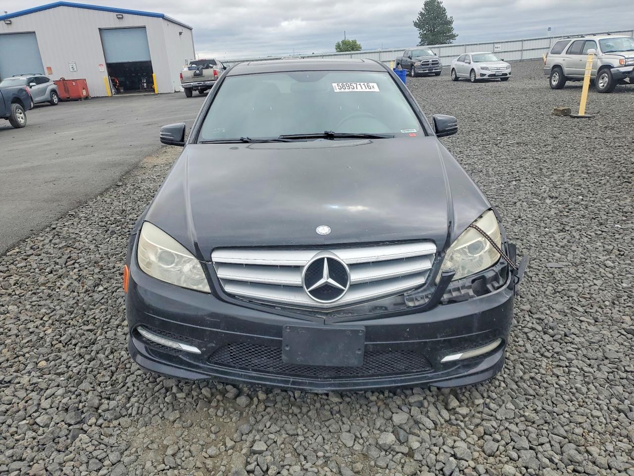 2011 Mercedes-benz C 300 4matic Черный vin: WDDGF8BB9BR184059