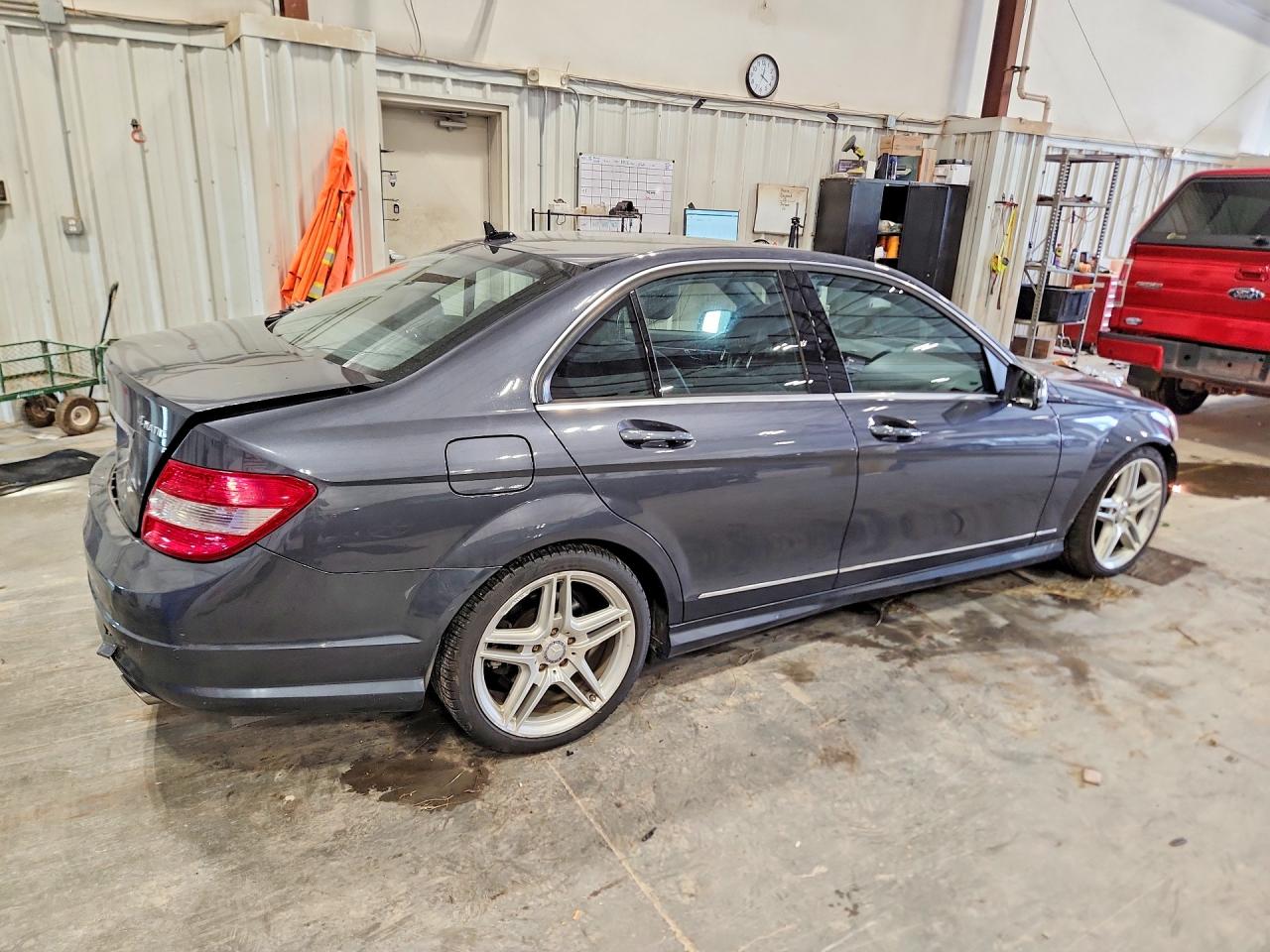 2011 Mercedes-benz C 300 4matic Gray vin: WDDGF8BB9BR185518