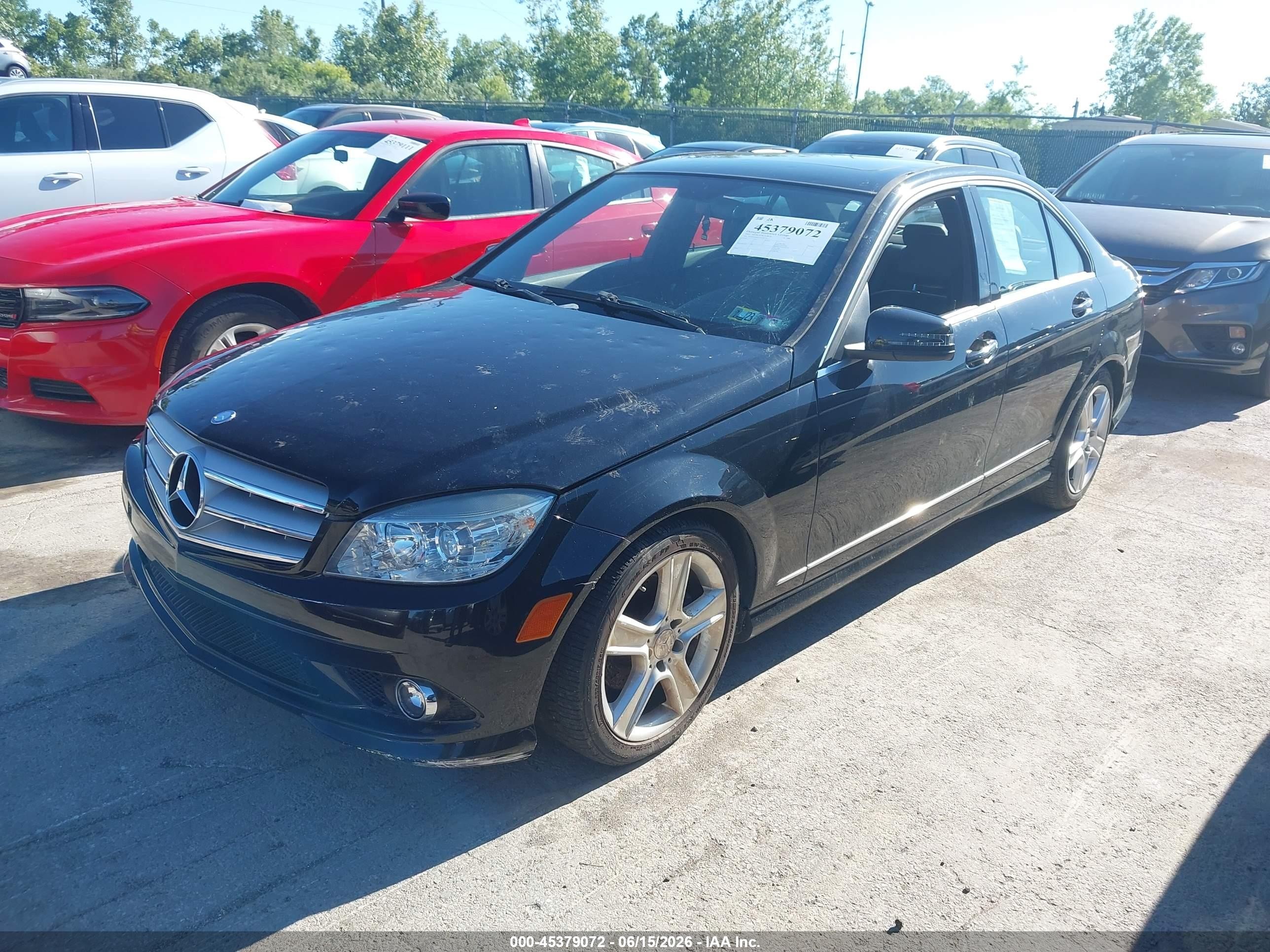 2010 Mercedes-benz C 300 Luxury 4matic/sport 4matic Черный vin: WDDGF8BBXAF366756
