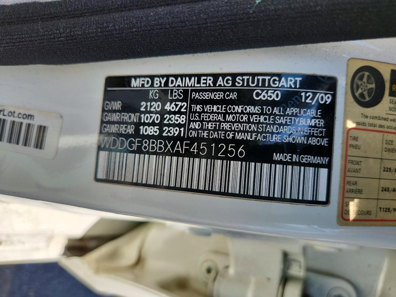 2010 Mercedes-benz C 300 4matic White vin: WDDGF8BBXAF451256