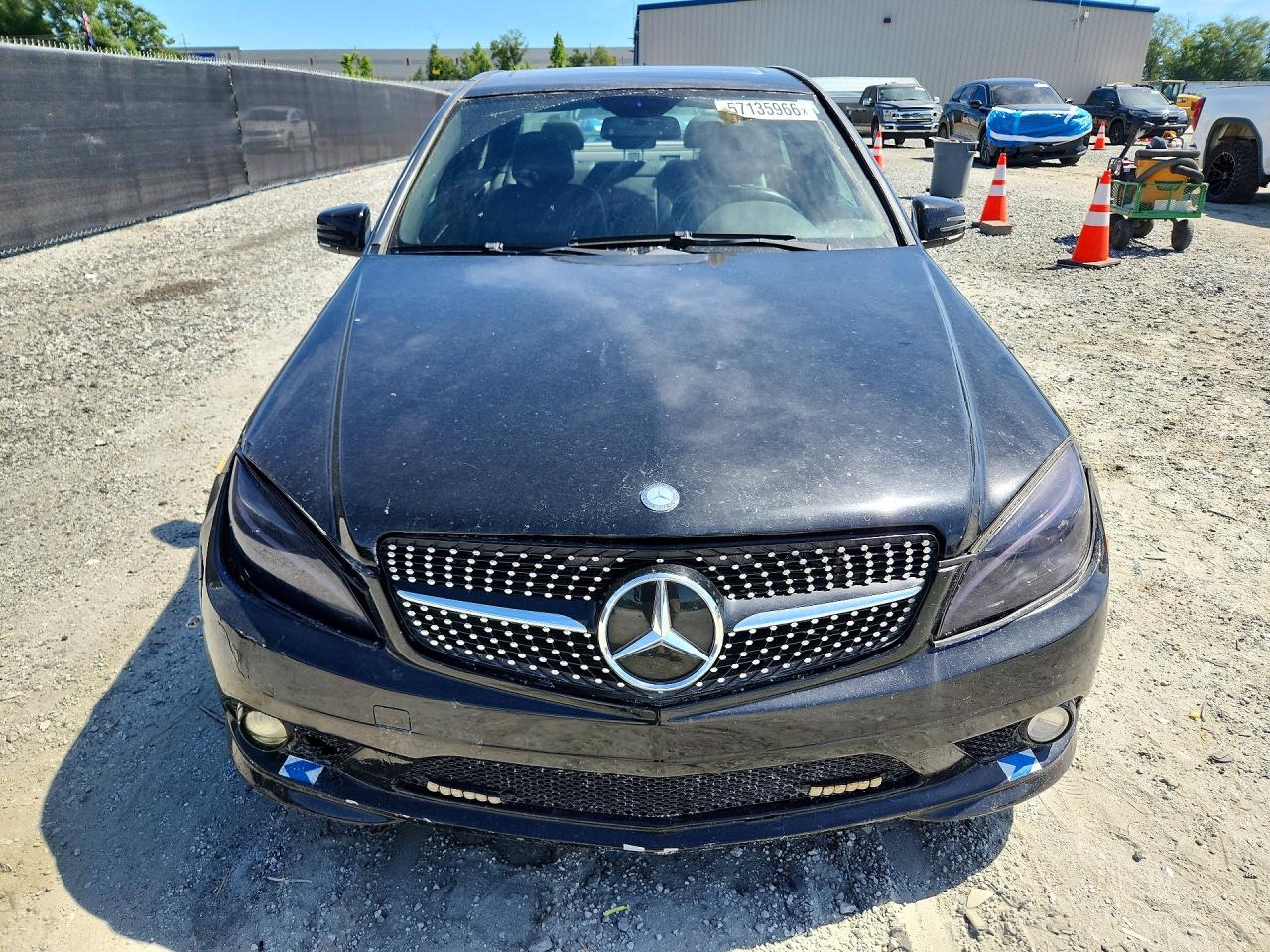 2010 Mercedes-benz C 300 4matic Black vin: WDDGF8BBXAF467375