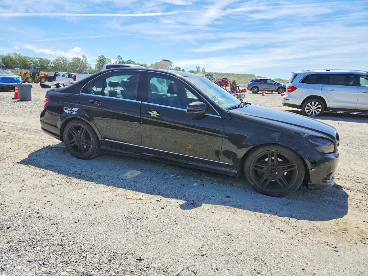 2010 Mercedes-benz C 300 4matic Black vin: WDDGF8BBXAF467375