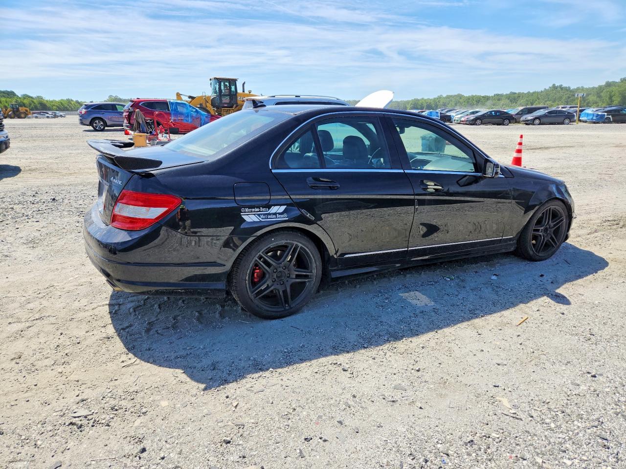 2010 Mercedes-benz C 300 4matic Black vin: WDDGF8BBXAF467375
