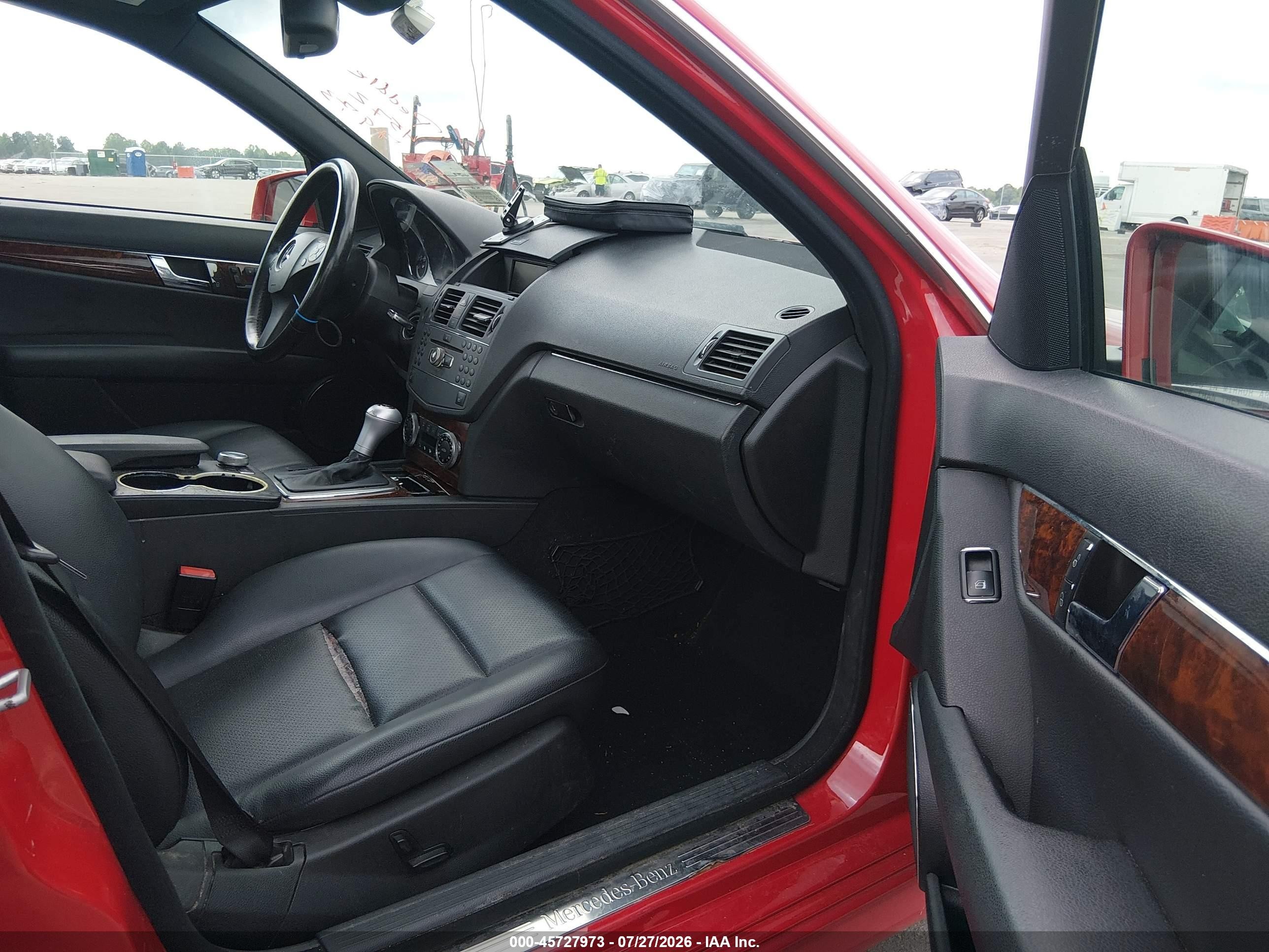 2010 Mercedes-benz C 300 Luxury 4matic/sport 4matic Red vin: WDDGF8BBXAR088035