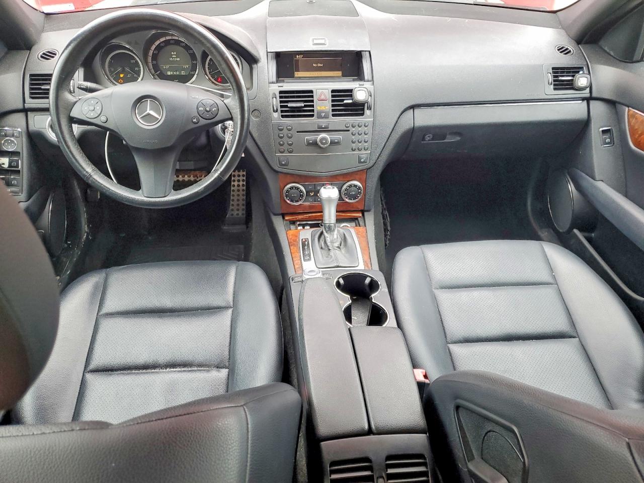 2010 Mercedes-benz C 300 4matic Red vin: WDDGF8BBXAR090044