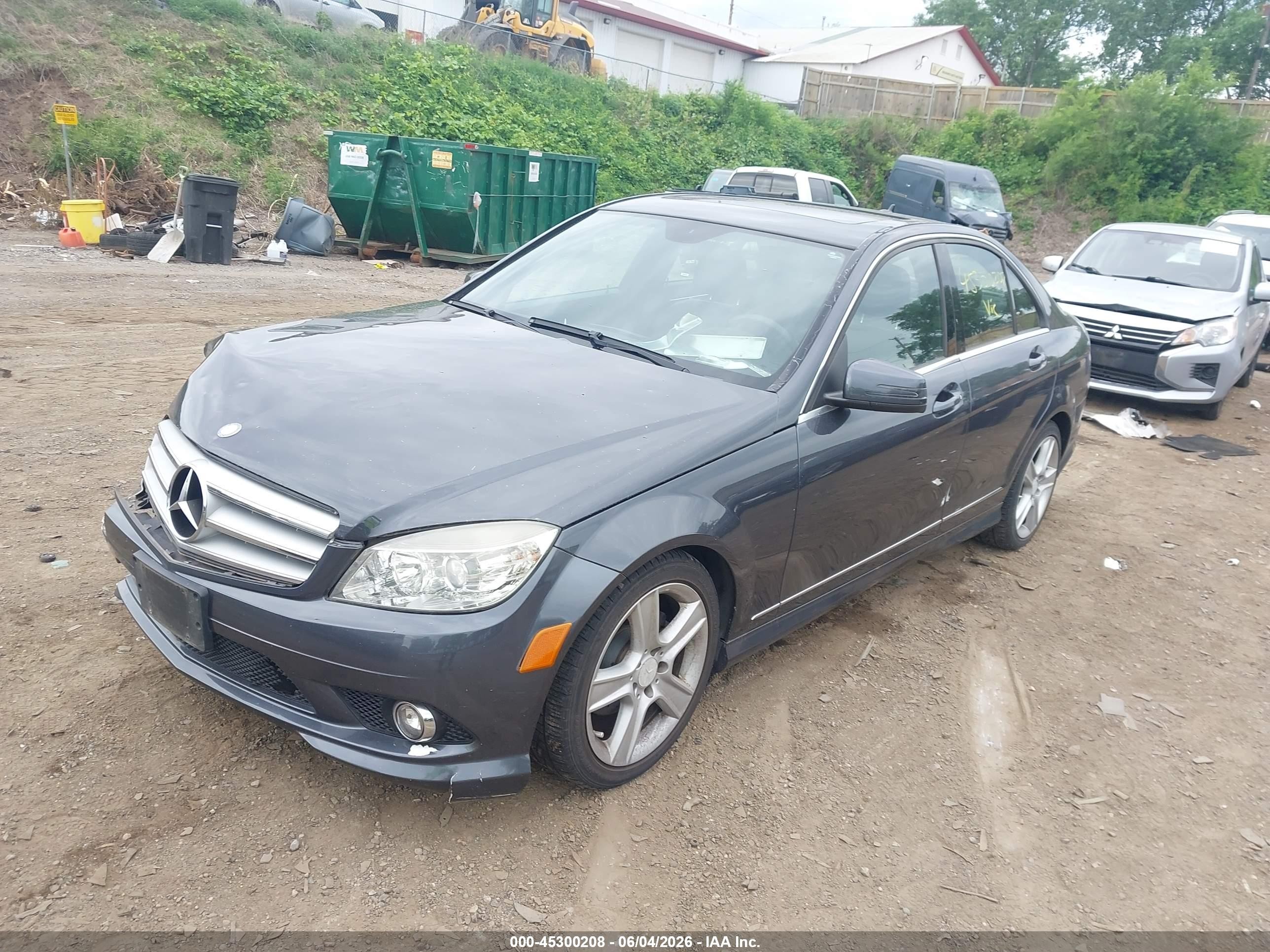 2010 Mercedes-benz C 300 Sport 4matic Gray vin: WDDGF8BBXAR094949