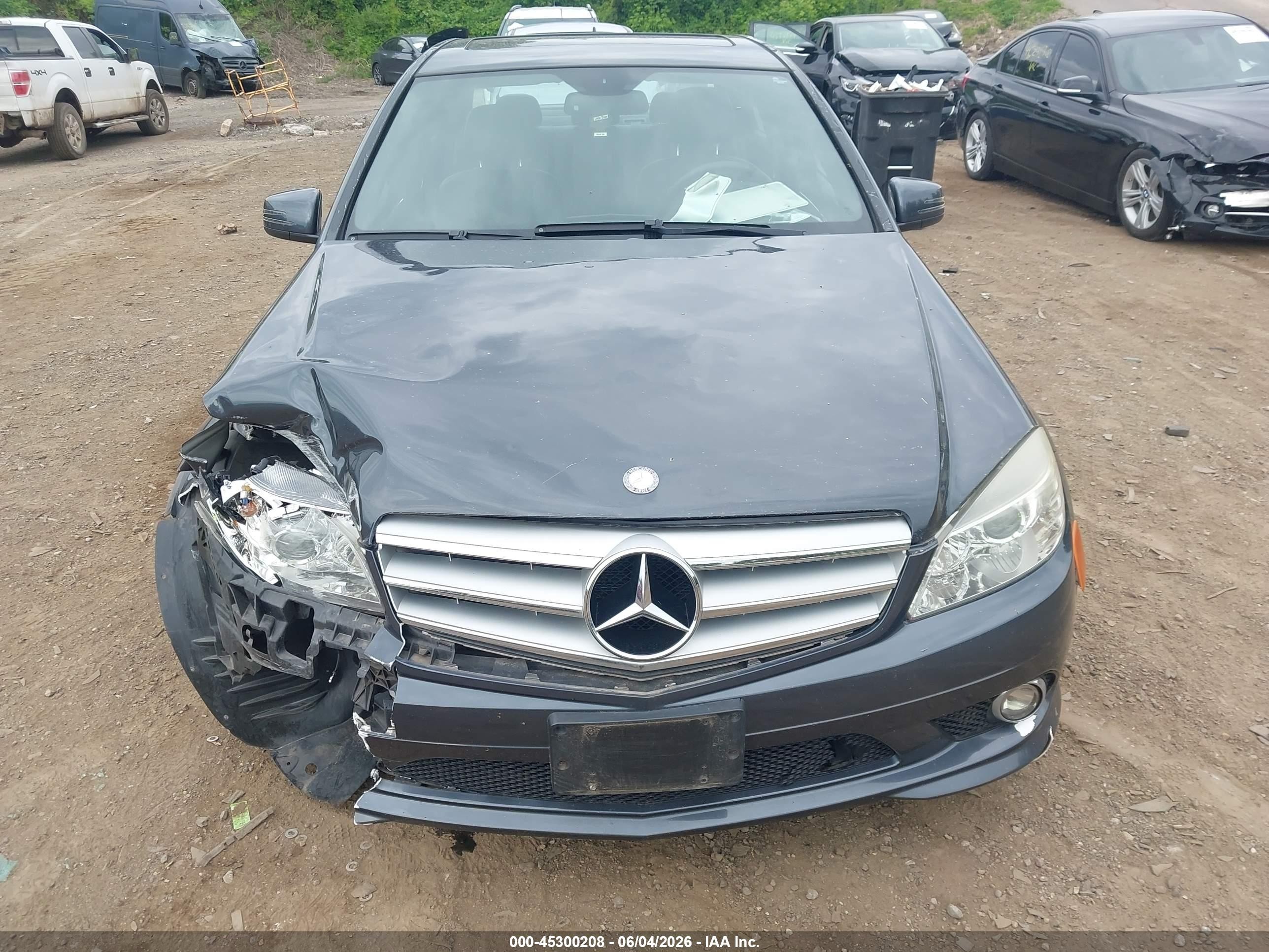 2010 Mercedes-benz C 300 Sport 4matic Gray vin: WDDGF8BBXAR094949