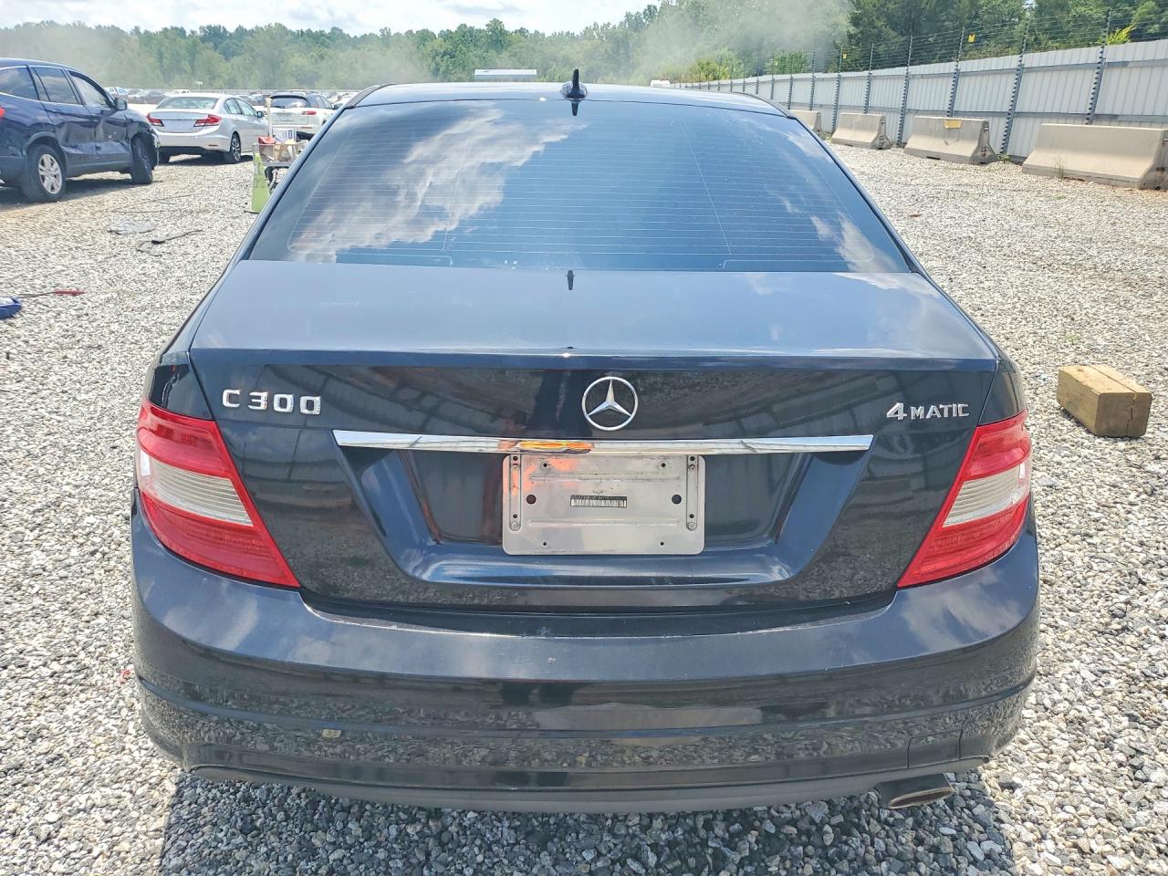 2010 Mercedes-benz C 300 4matic Black vin: WDDGF8BBXAR106775