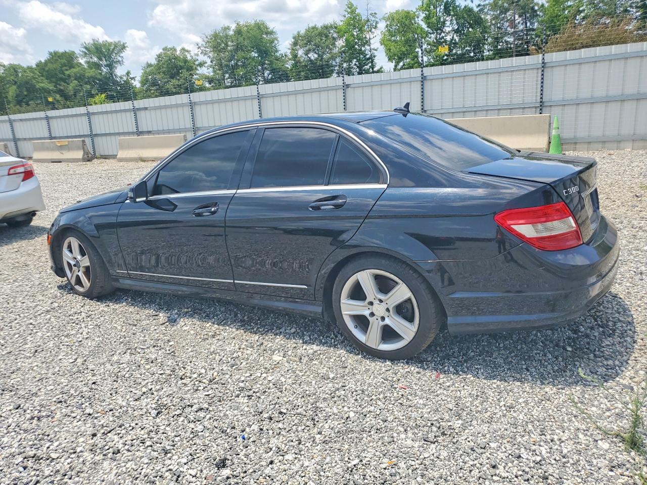 2010 Mercedes-benz C 300 4matic Black vin: WDDGF8BBXAR106775