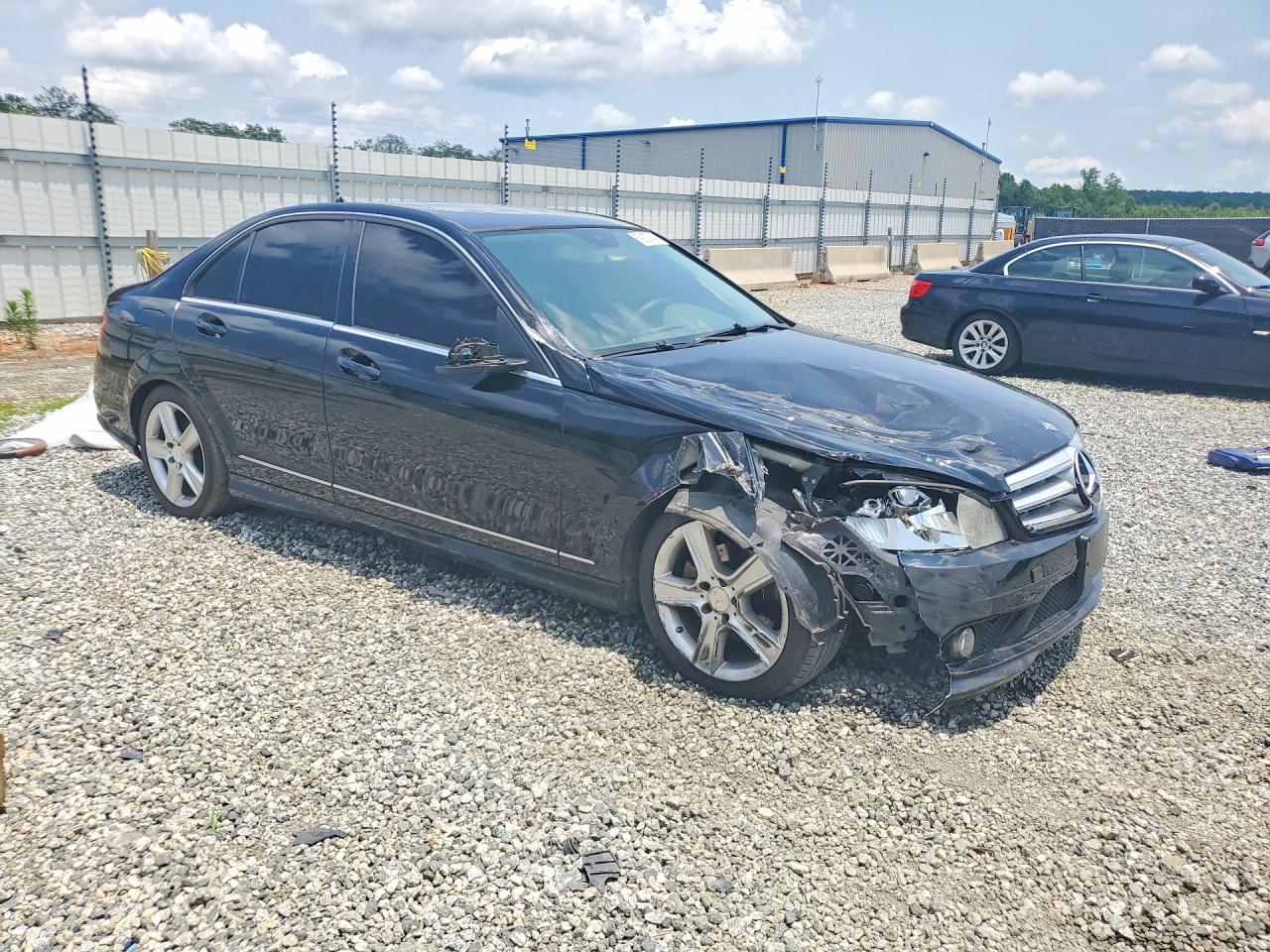 2010 Mercedes-benz C 300 4matic Black vin: WDDGF8BBXAR106775