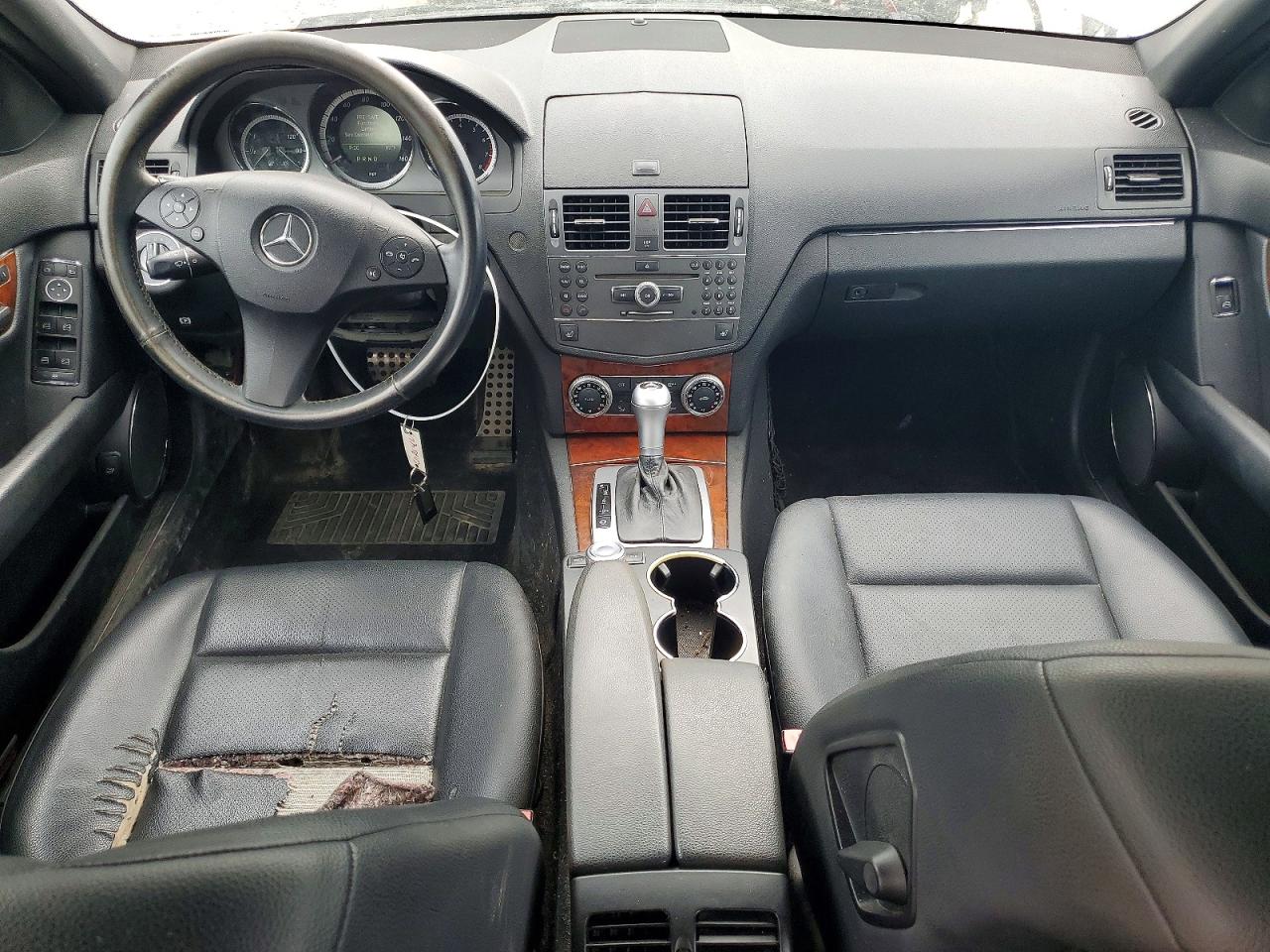 2010 Mercedes-benz C 300 4matic Silver vin: WDDGF8BBXAR119767