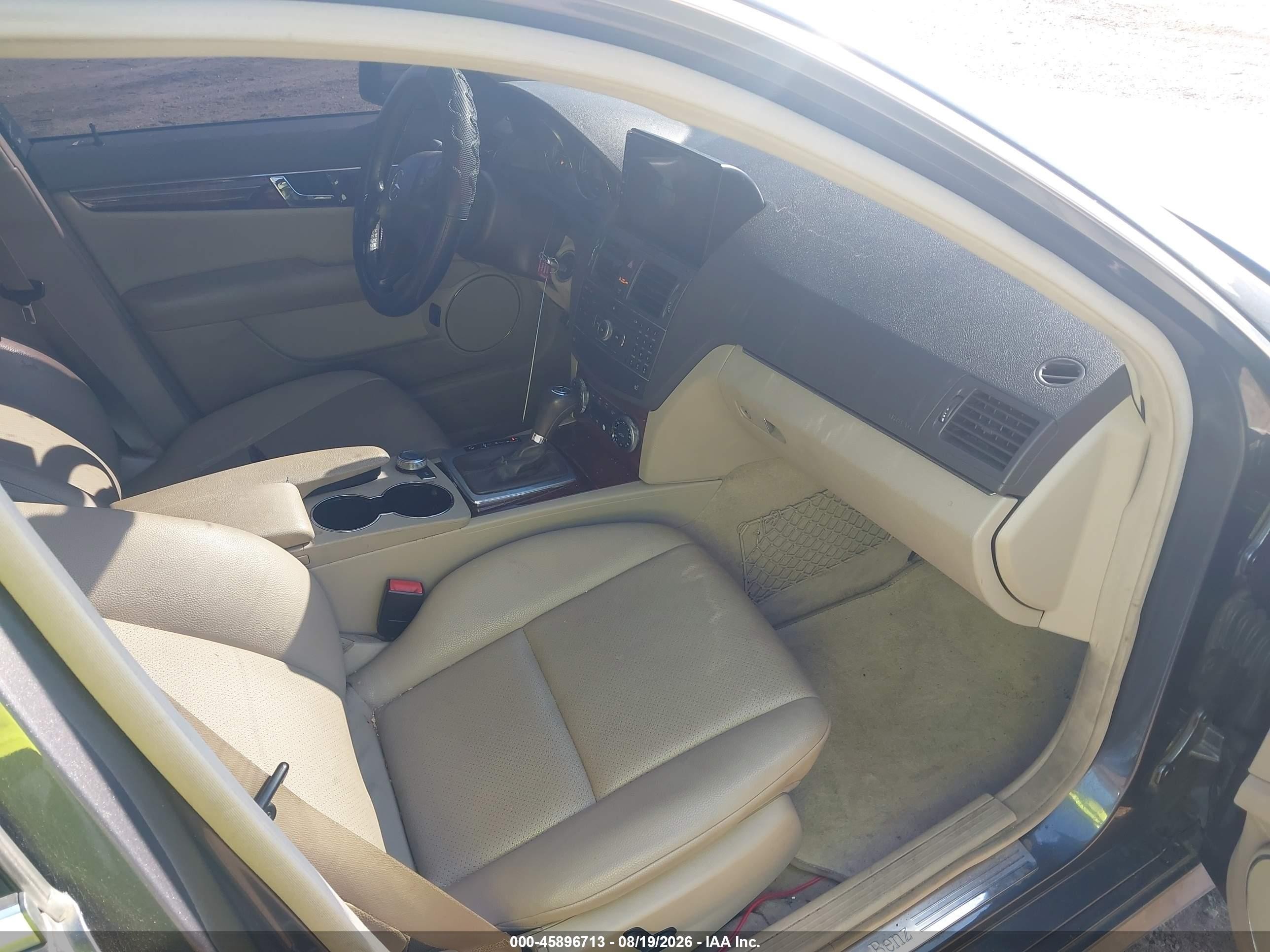 2010 Mercedes-benz C 300 Sport 4matic Black vin: WDDGF8BBXAR130848