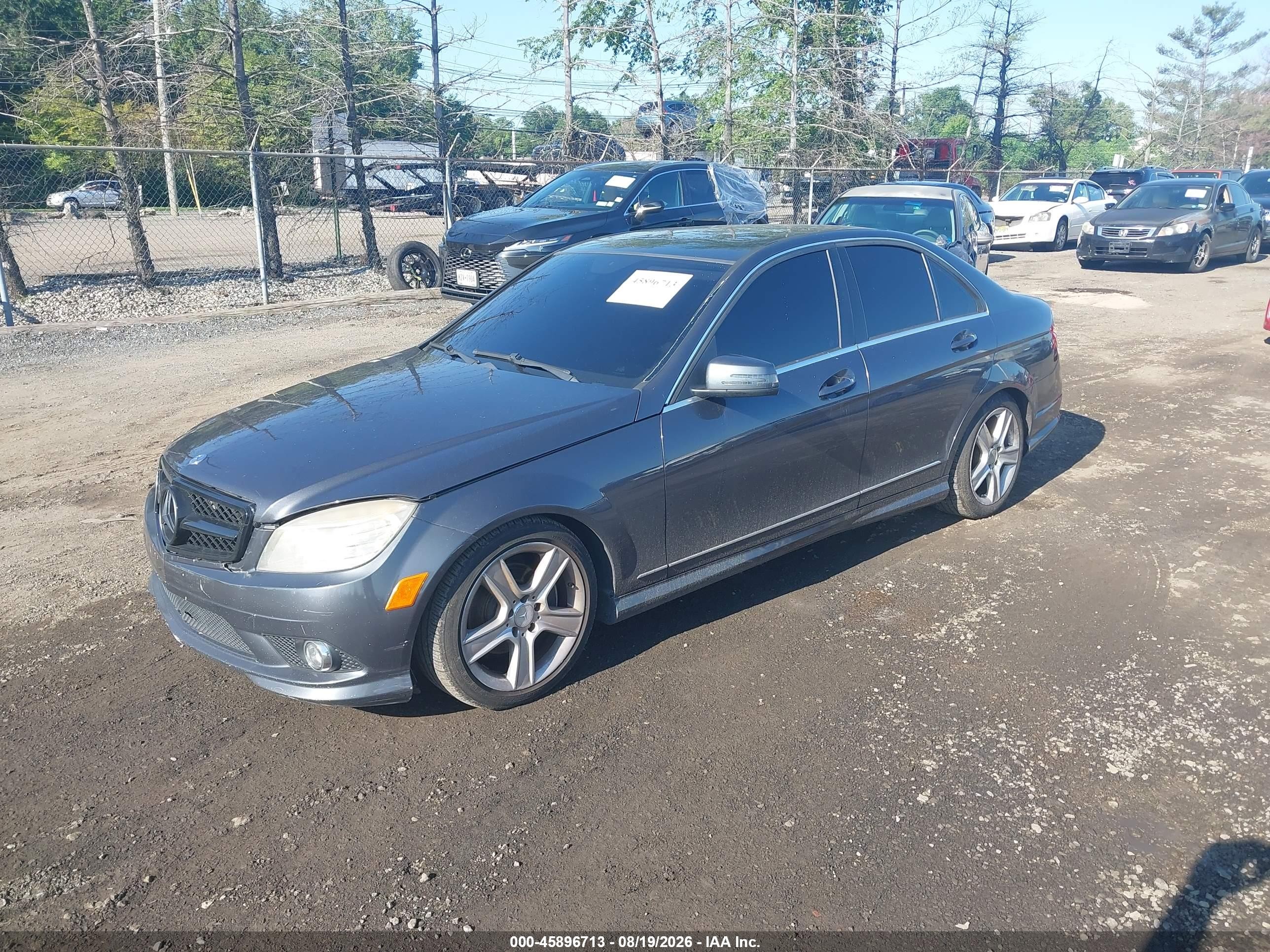 2010 Mercedes-benz C 300 Sport 4matic Black vin: WDDGF8BBXAR130848