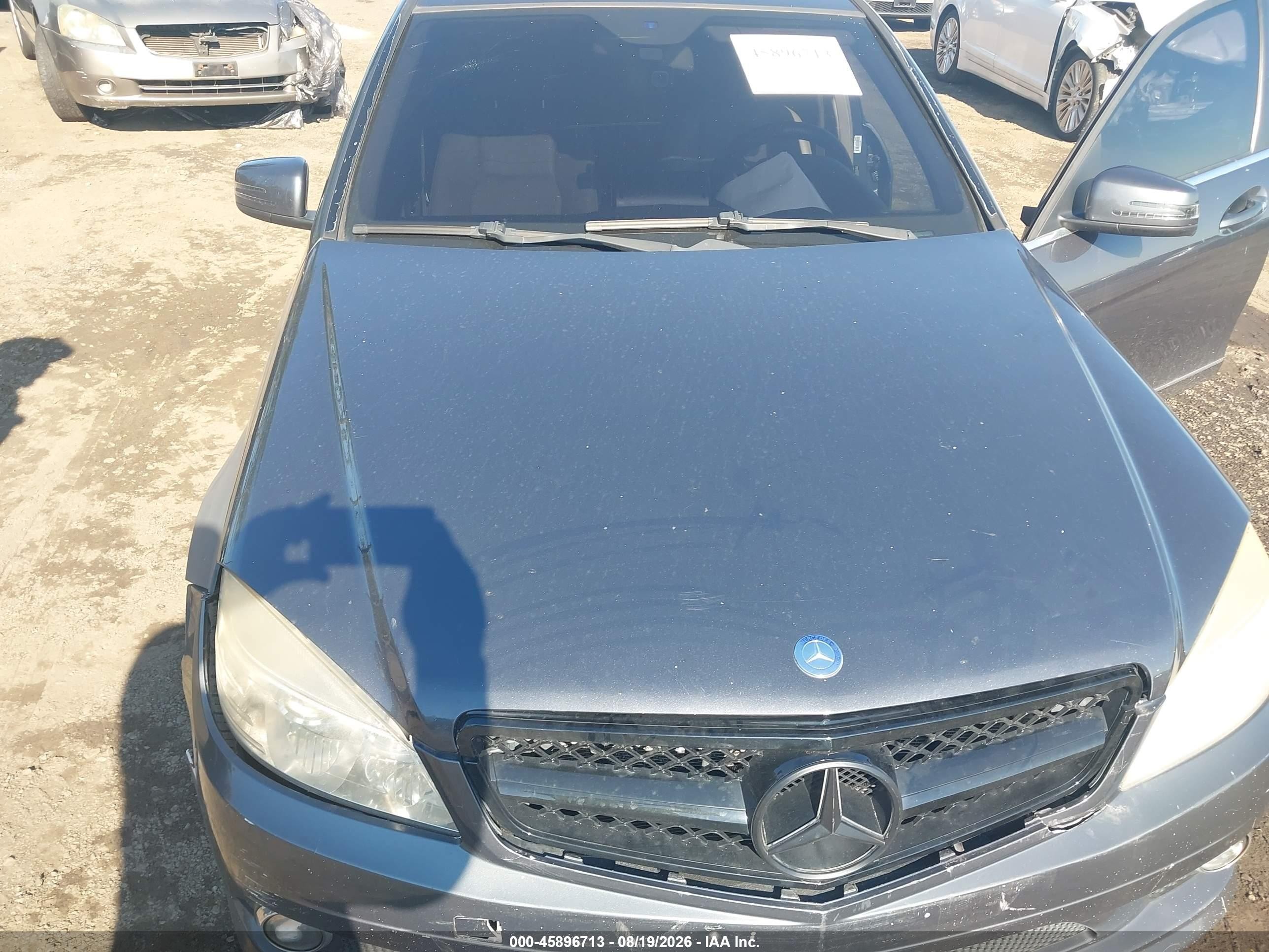 2010 Mercedes-benz C 300 Sport 4matic Black vin: WDDGF8BBXAR130848