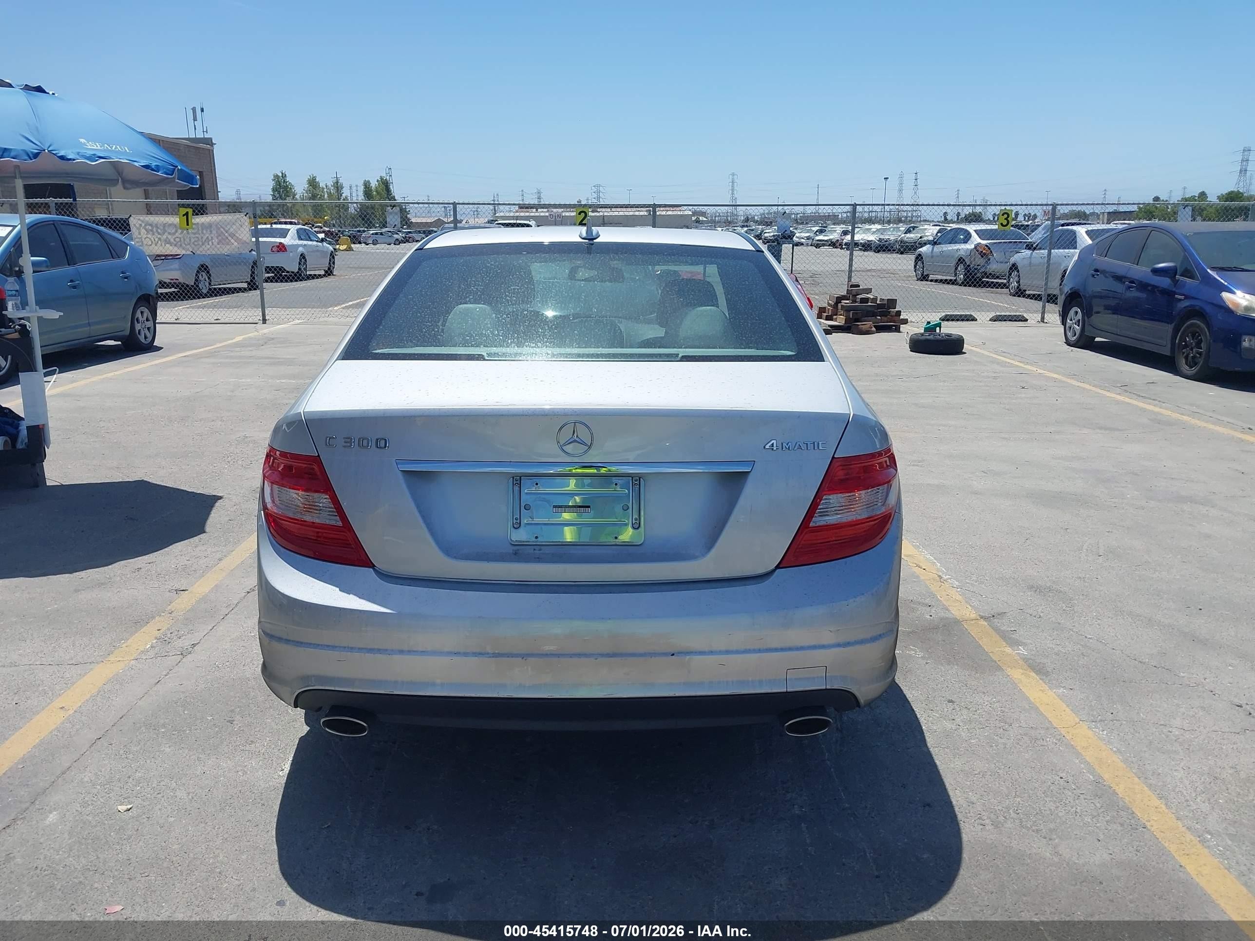2011 Mercedes-benz C 300 Luxury 4matic/sport 4matic Gray vin: WDDGF8BBXBA506741