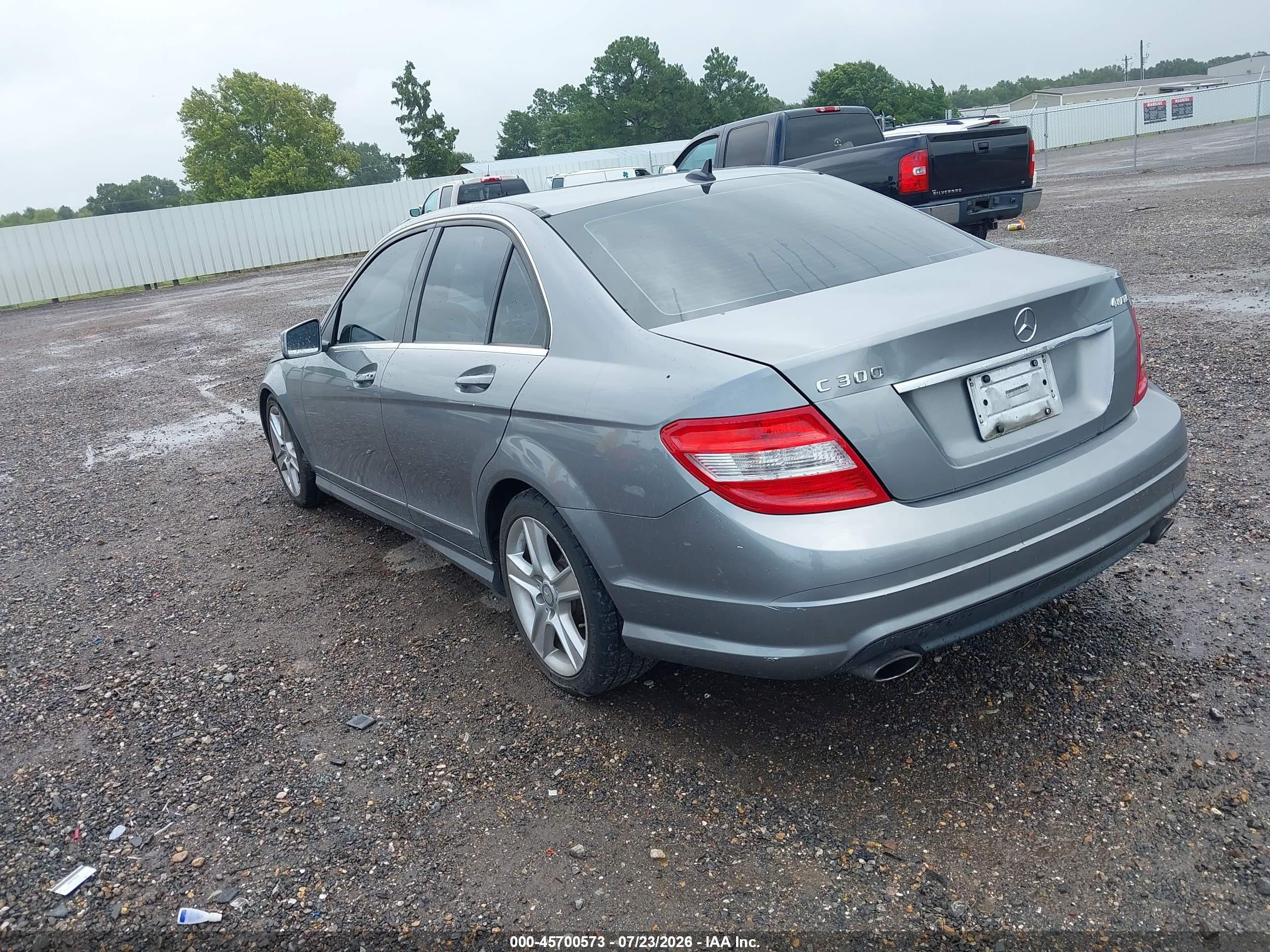 2011 Mercedes-benz C 300 Sport 4matic Серый vin: WDDGF8BBXBR168548