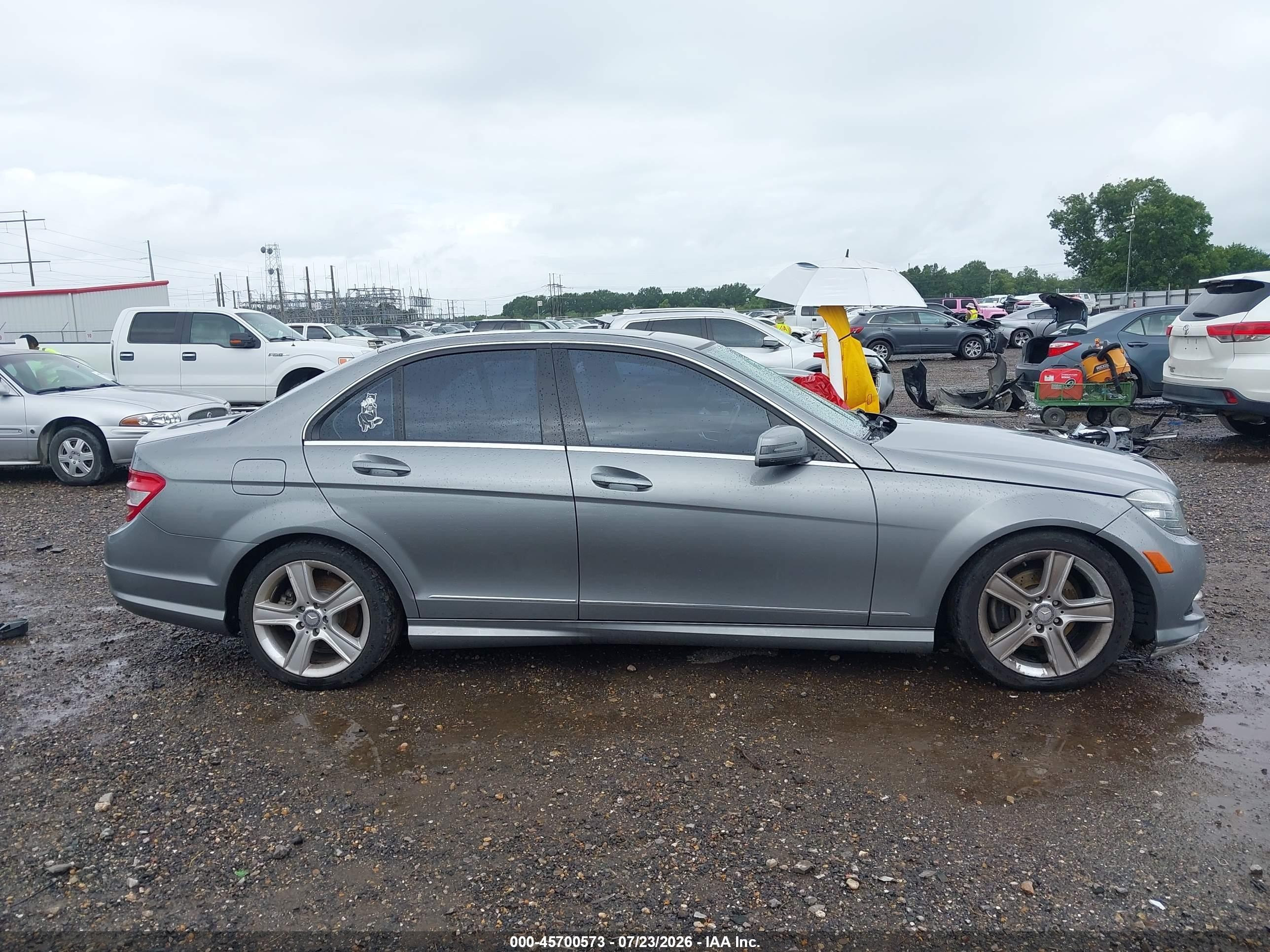 2011 Mercedes-benz C 300 Sport 4matic Серый vin: WDDGF8BBXBR168548