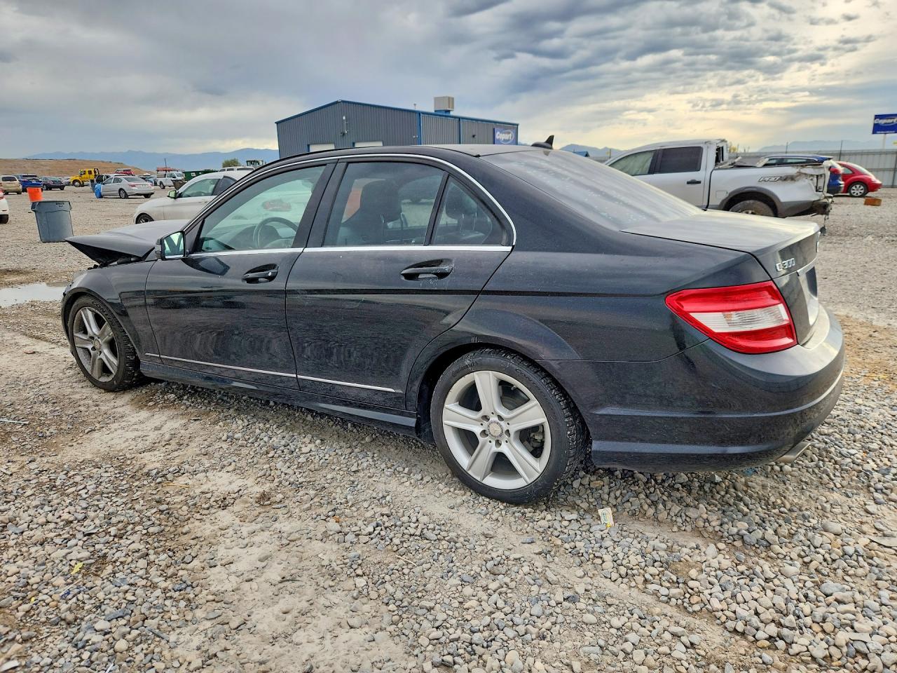 2011 Mercedes-benz C 300 4matic Black vin: WDDGF8BBXBR174091