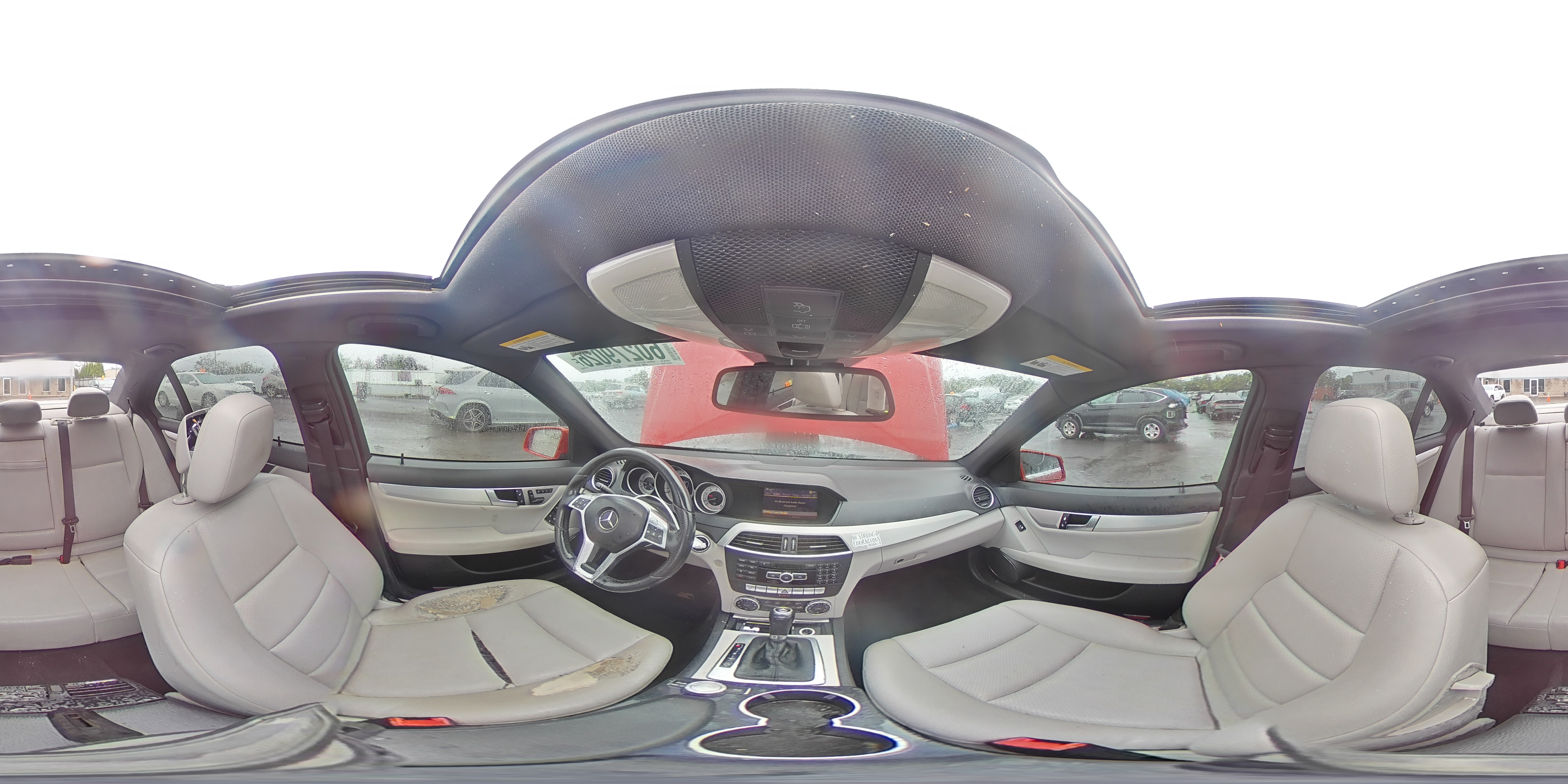 2012 Mercedes-benz C 300 4matic Red vin: WDDGF8BBXCR208581